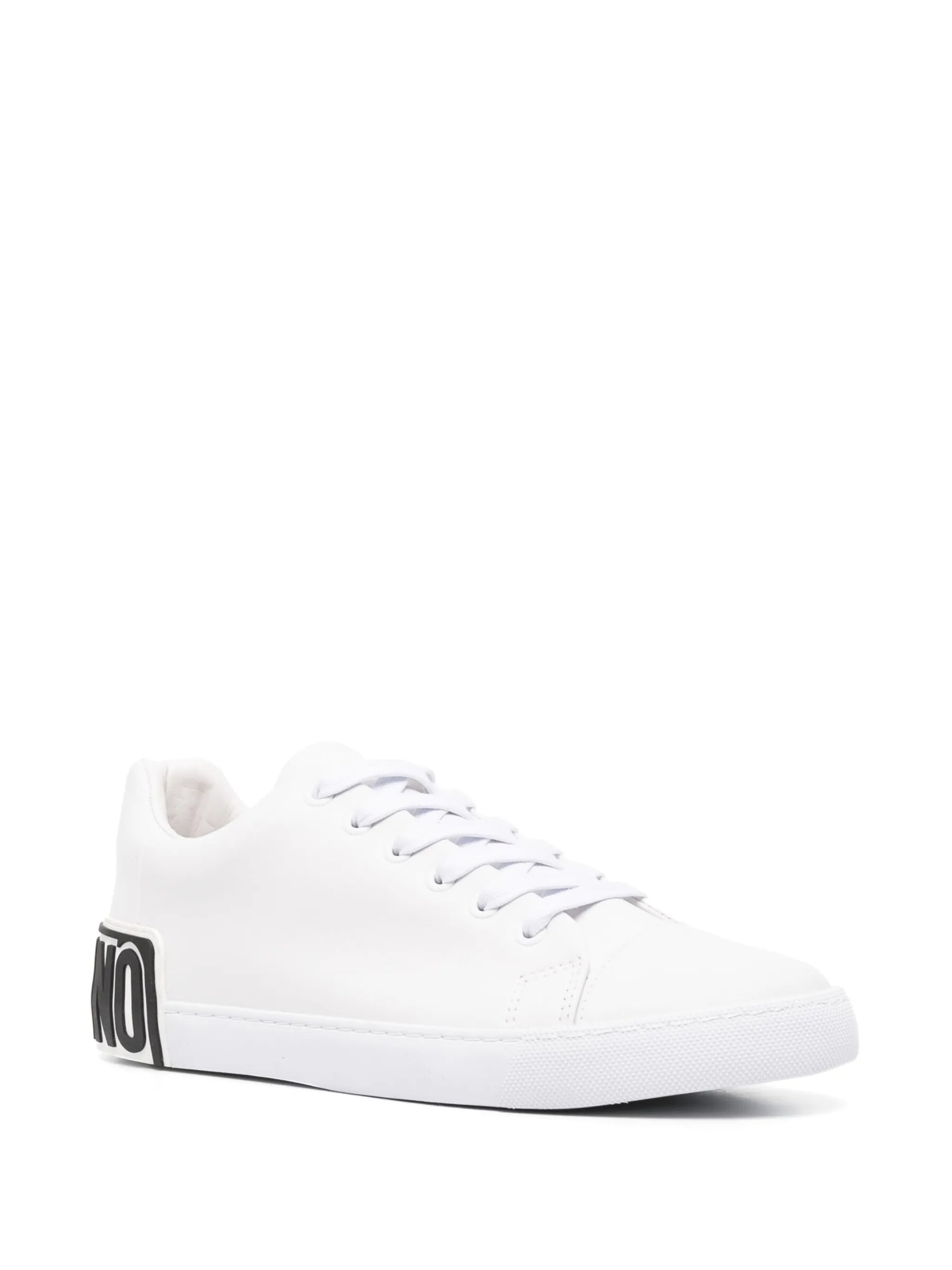 low-top leather sneakers
