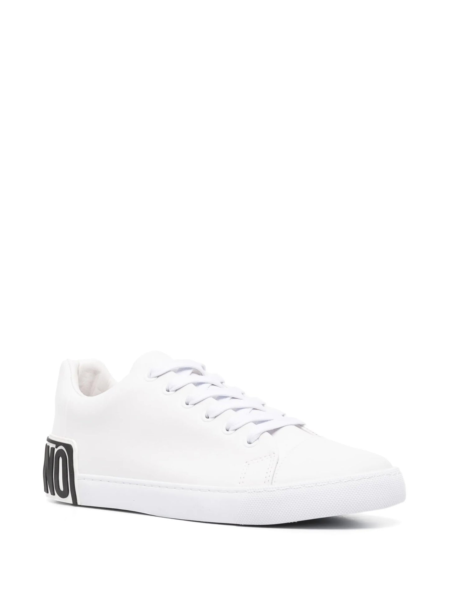 low-top leather sneakers