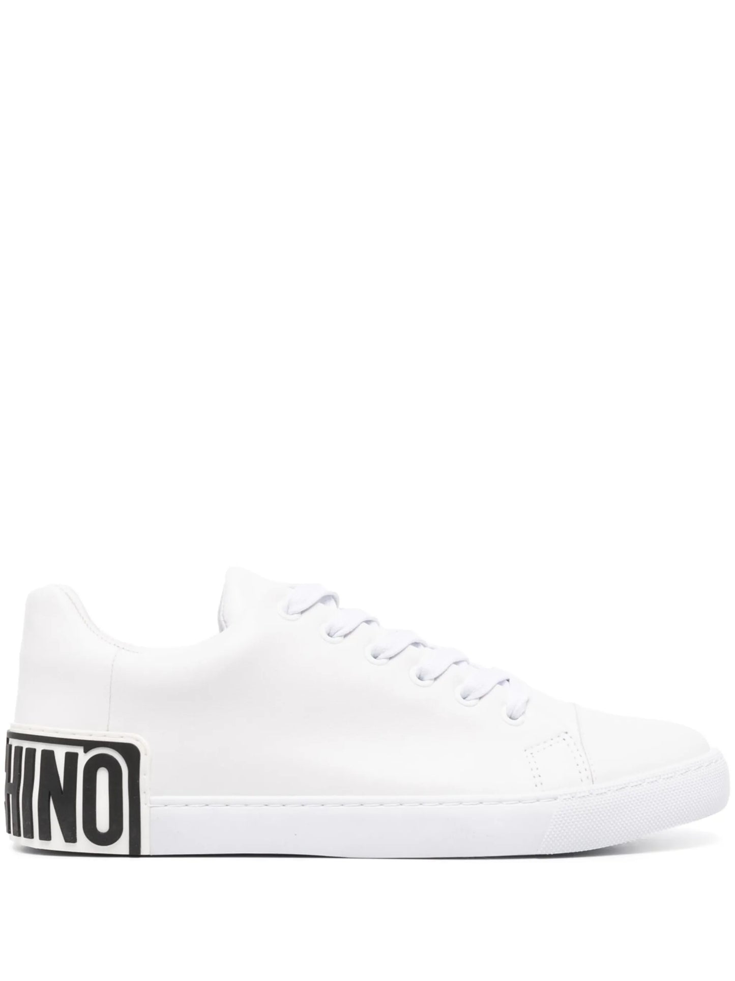 low-top leather sneakers