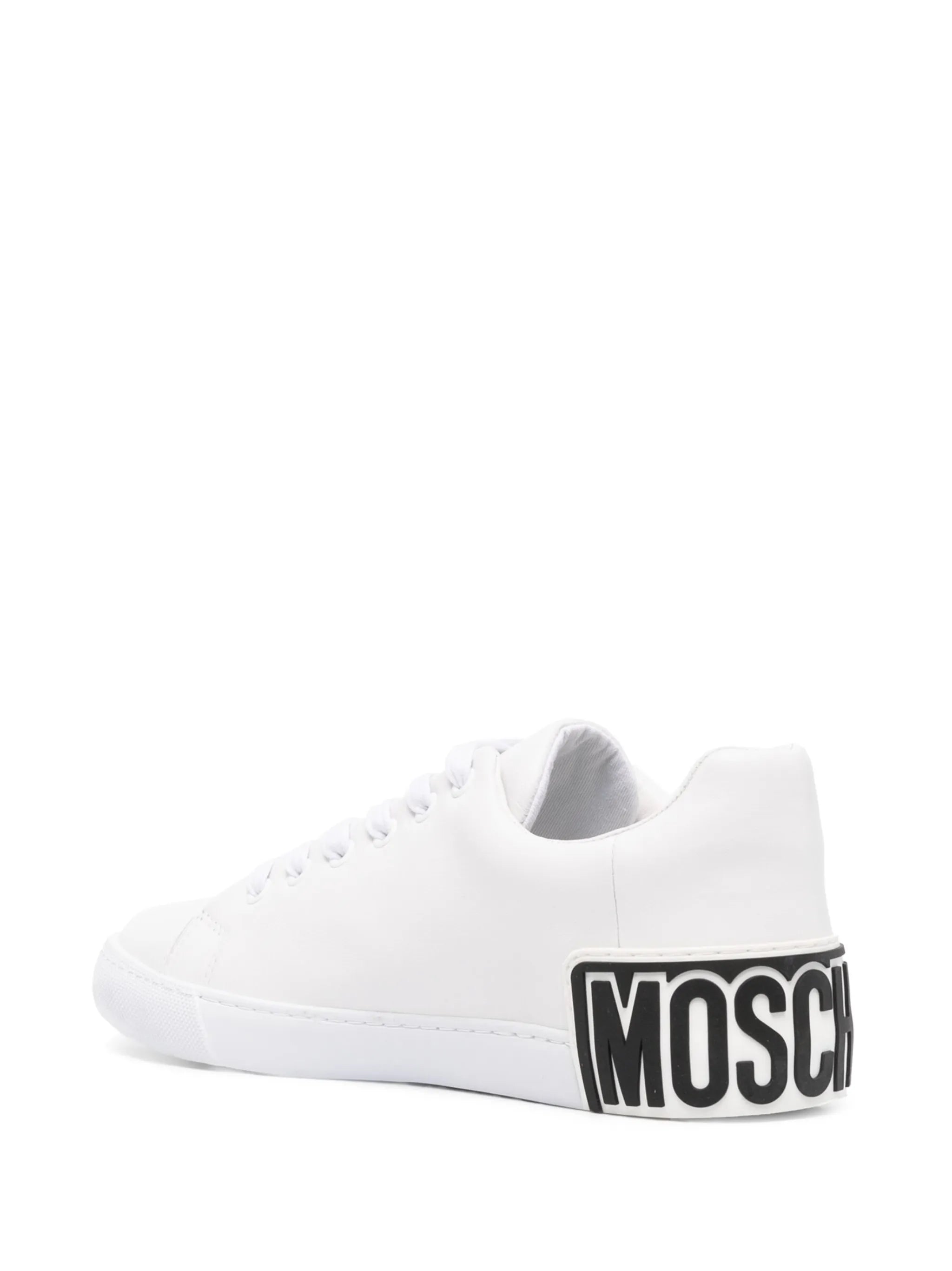 low-top leather sneakers