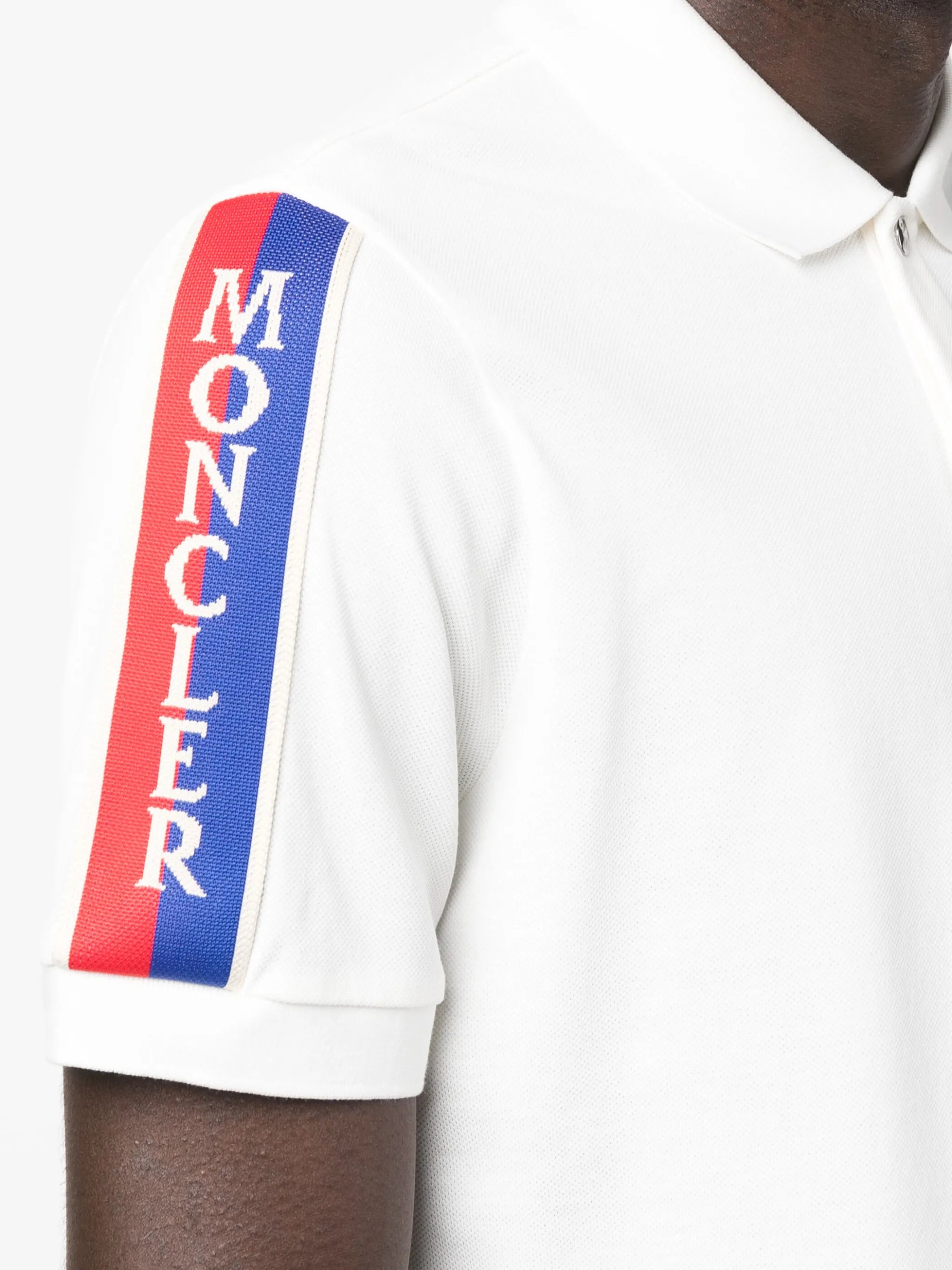 logo-patch cotton polo shirt