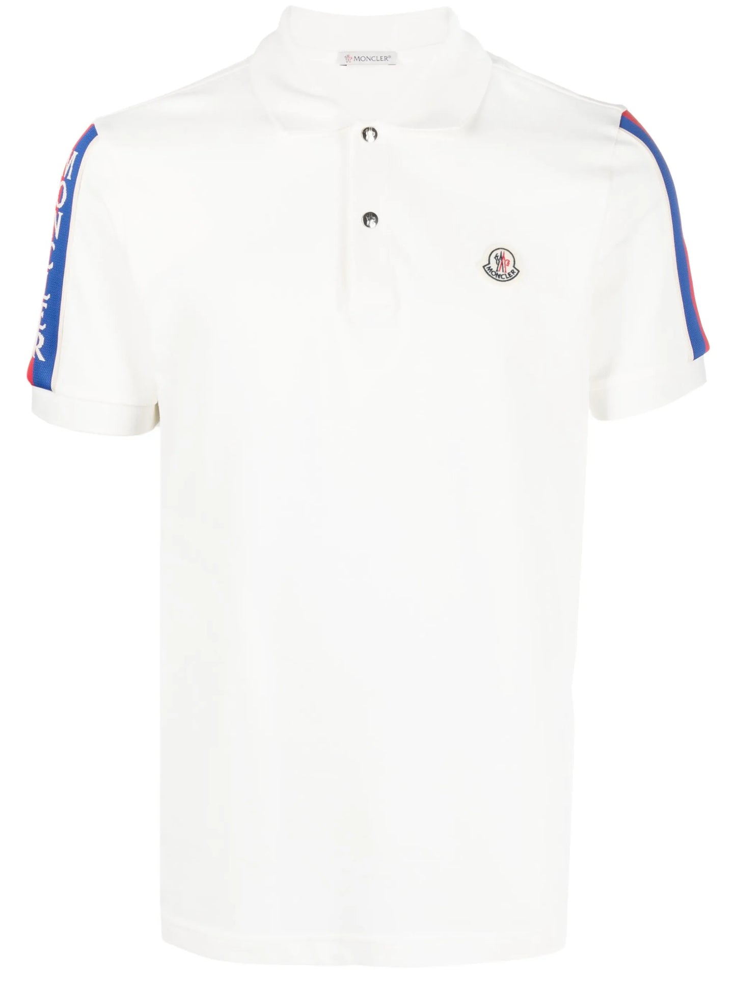 logo-patch cotton polo shirt