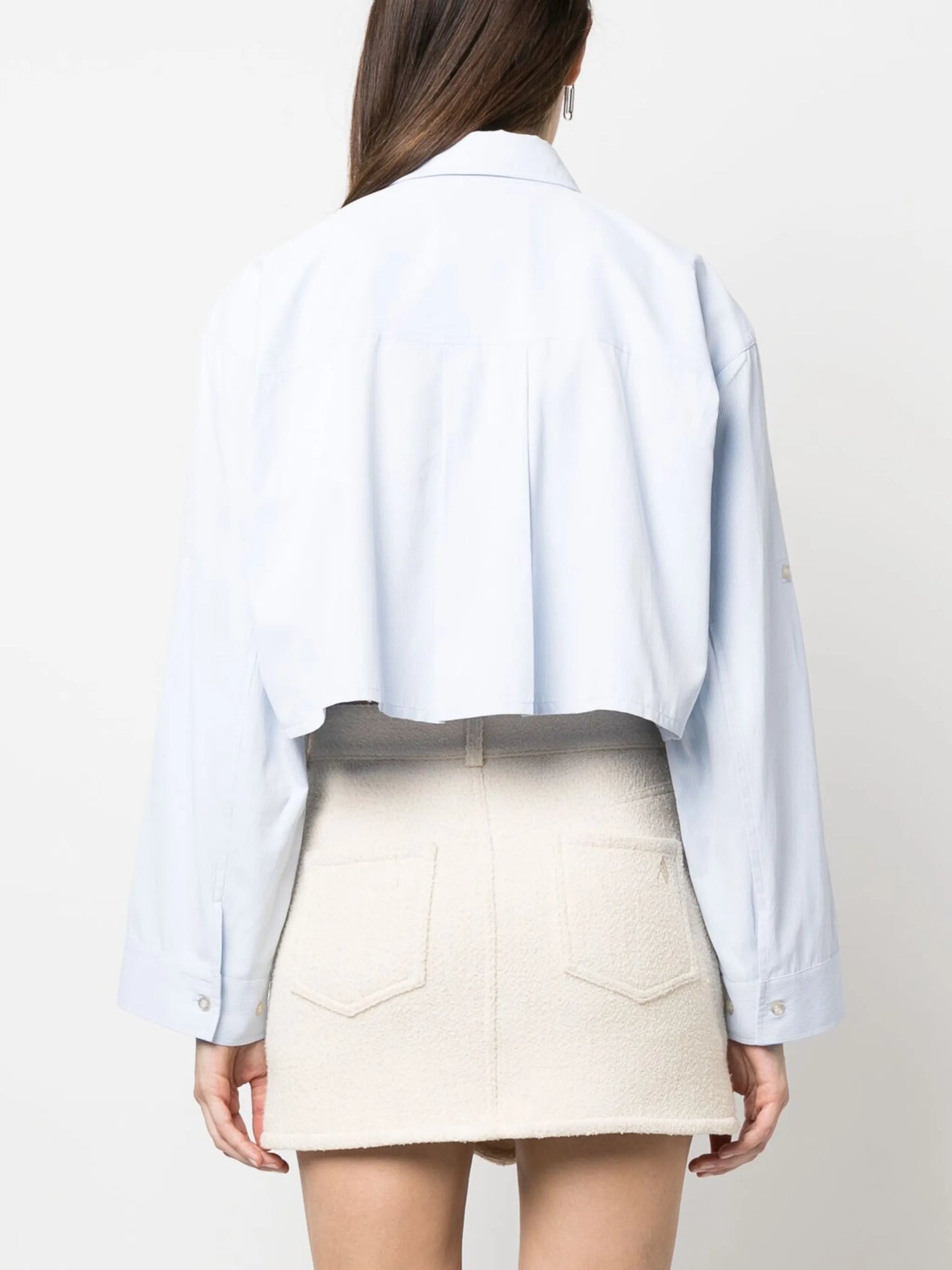 long-sleeve cropped shirt
