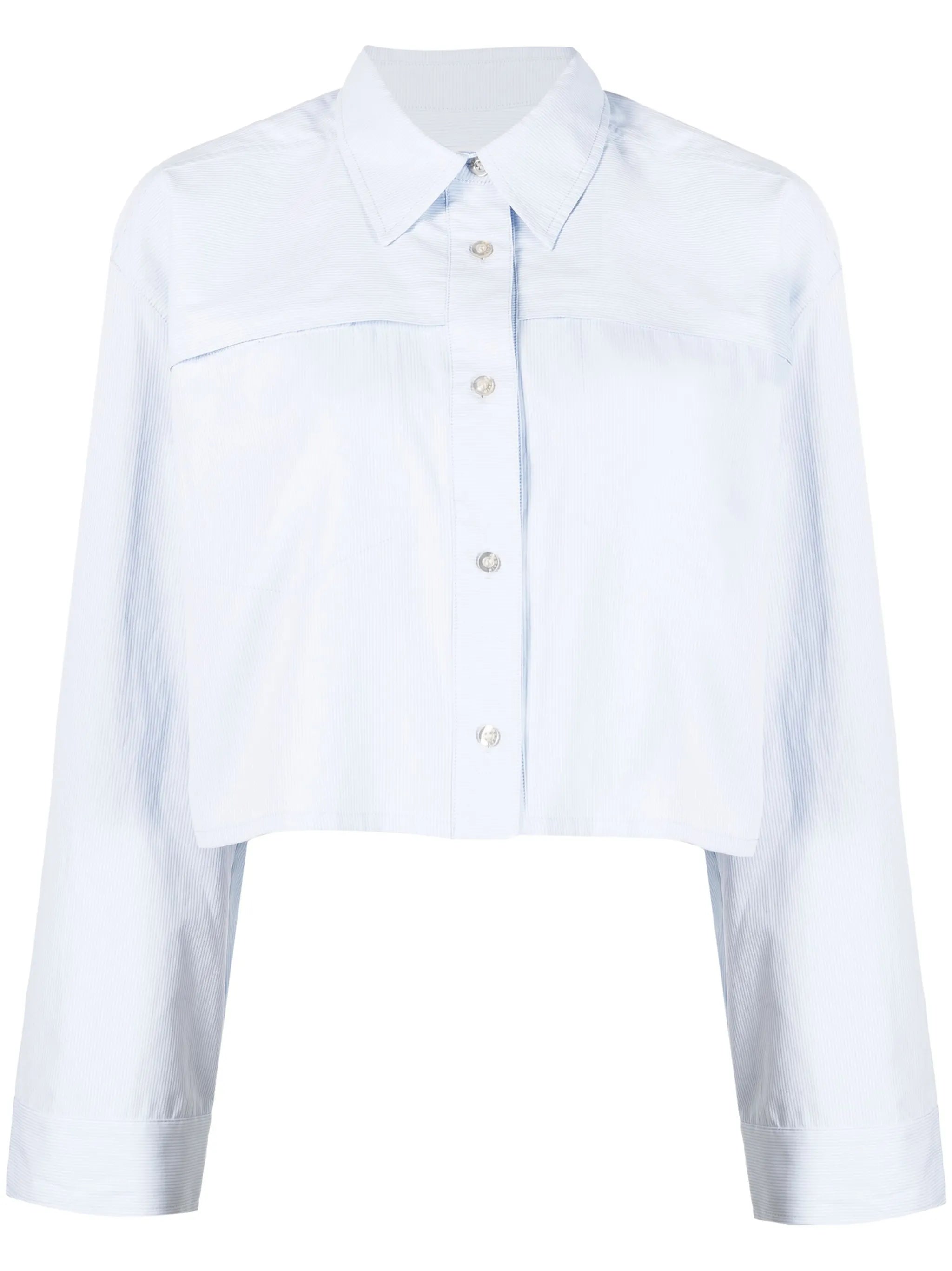 long-sleeve cropped shirt