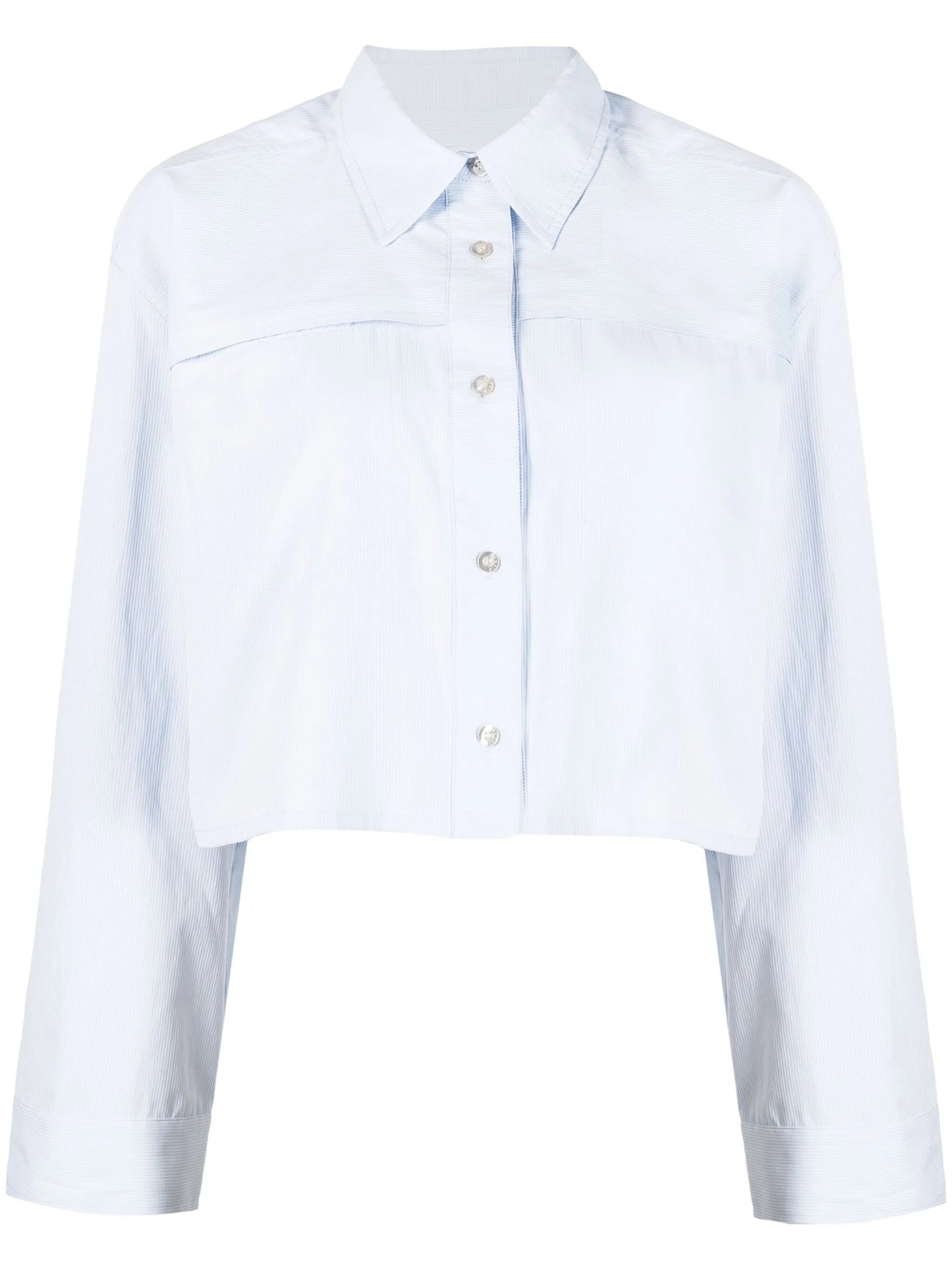 long-sleeve cropped shirt