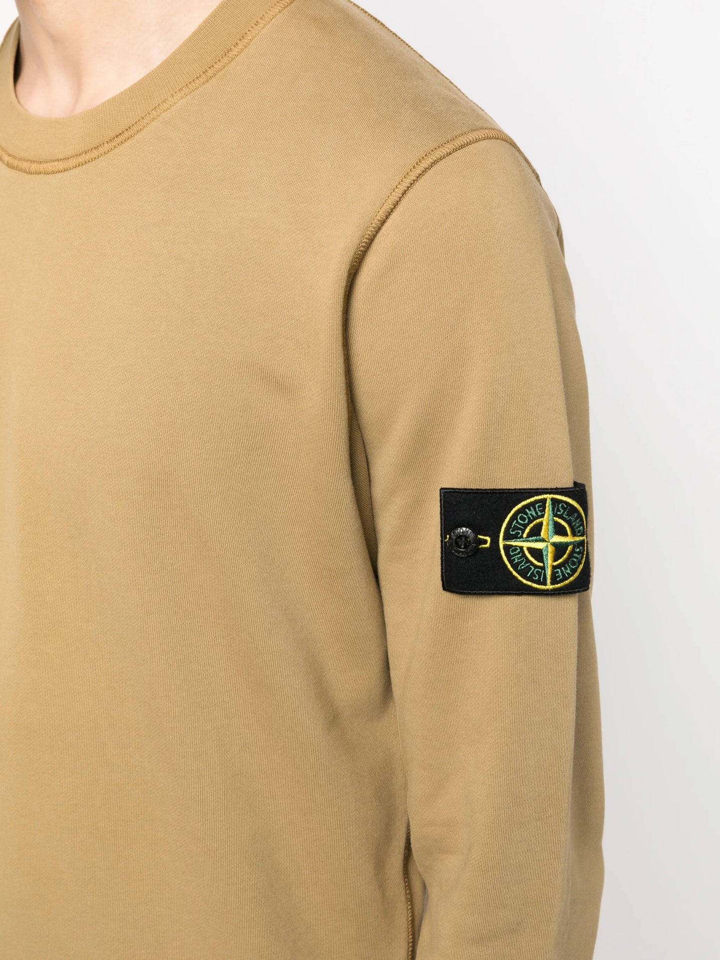 logo-patch sleeve sweatshirt