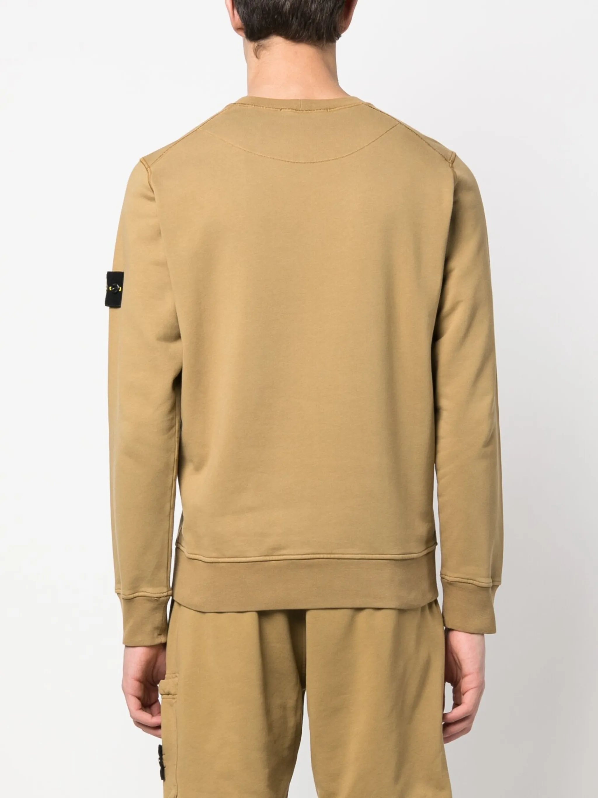 logo-patch sleeve sweatshirt