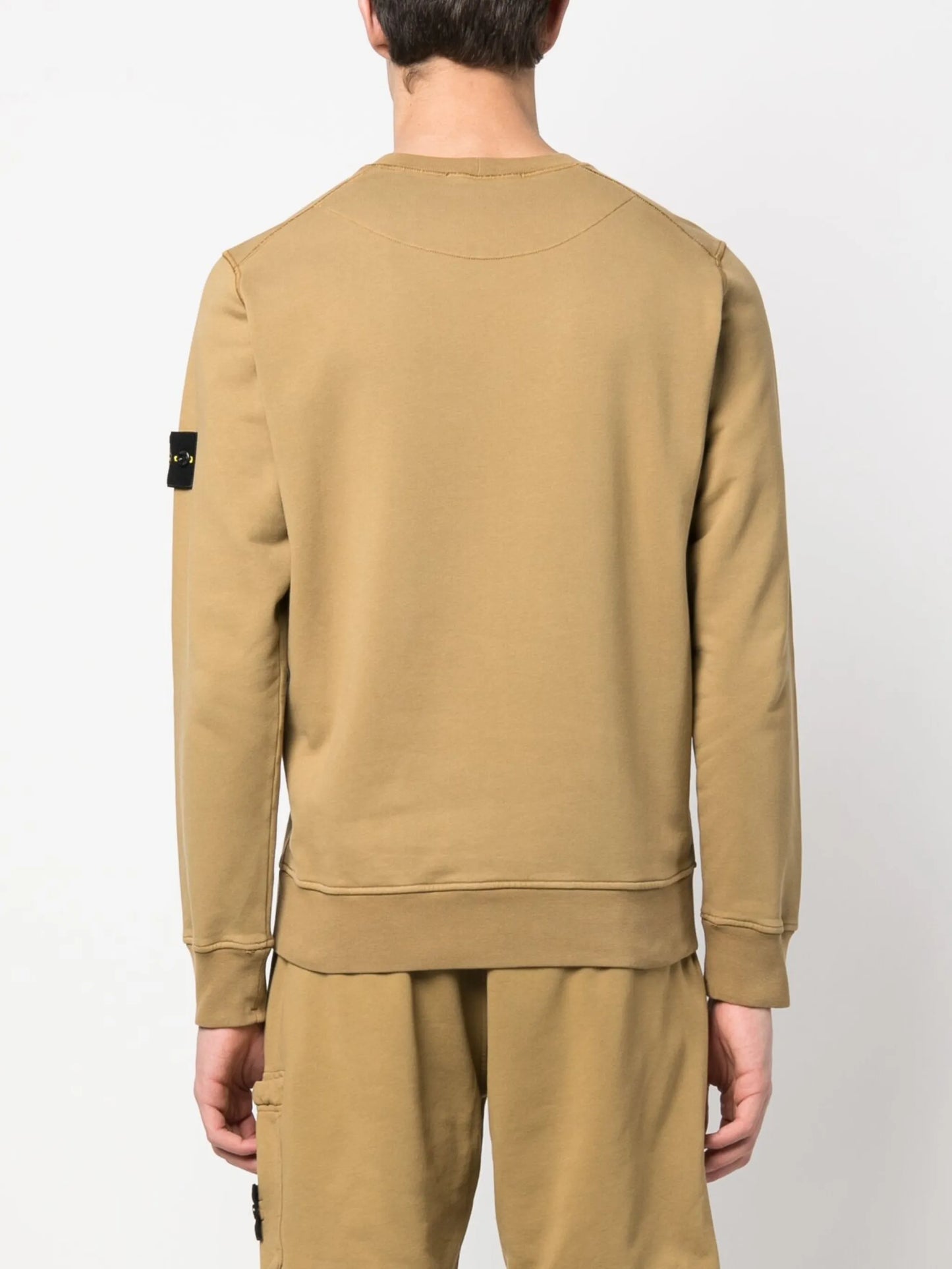 logo-patch sleeve sweatshirt