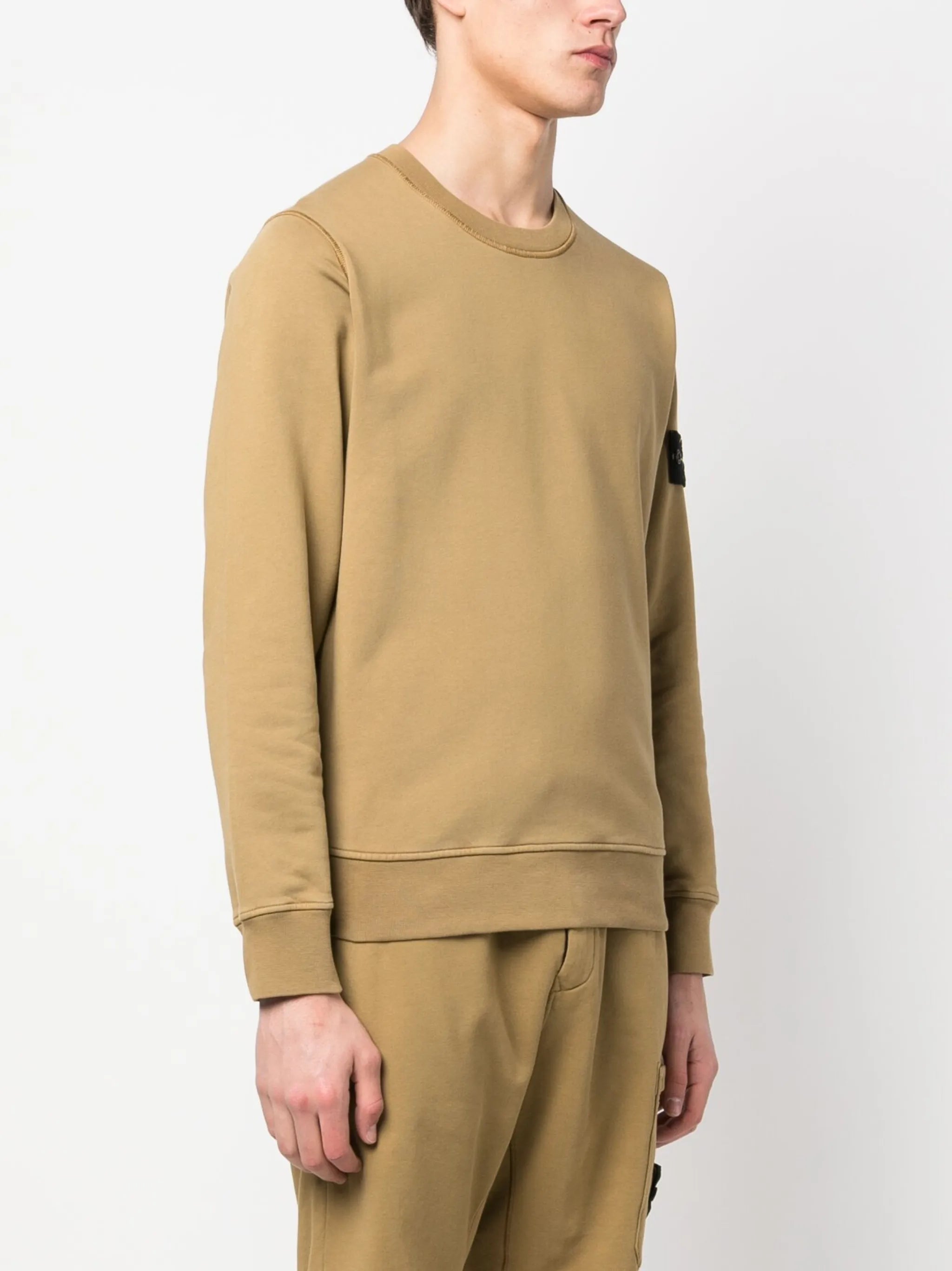 logo-patch sleeve sweatshirt