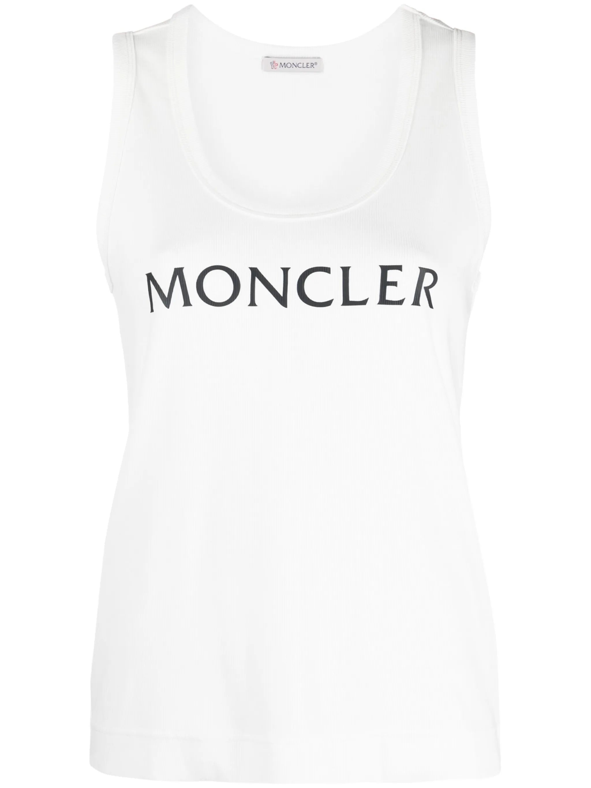 logo-print tank top