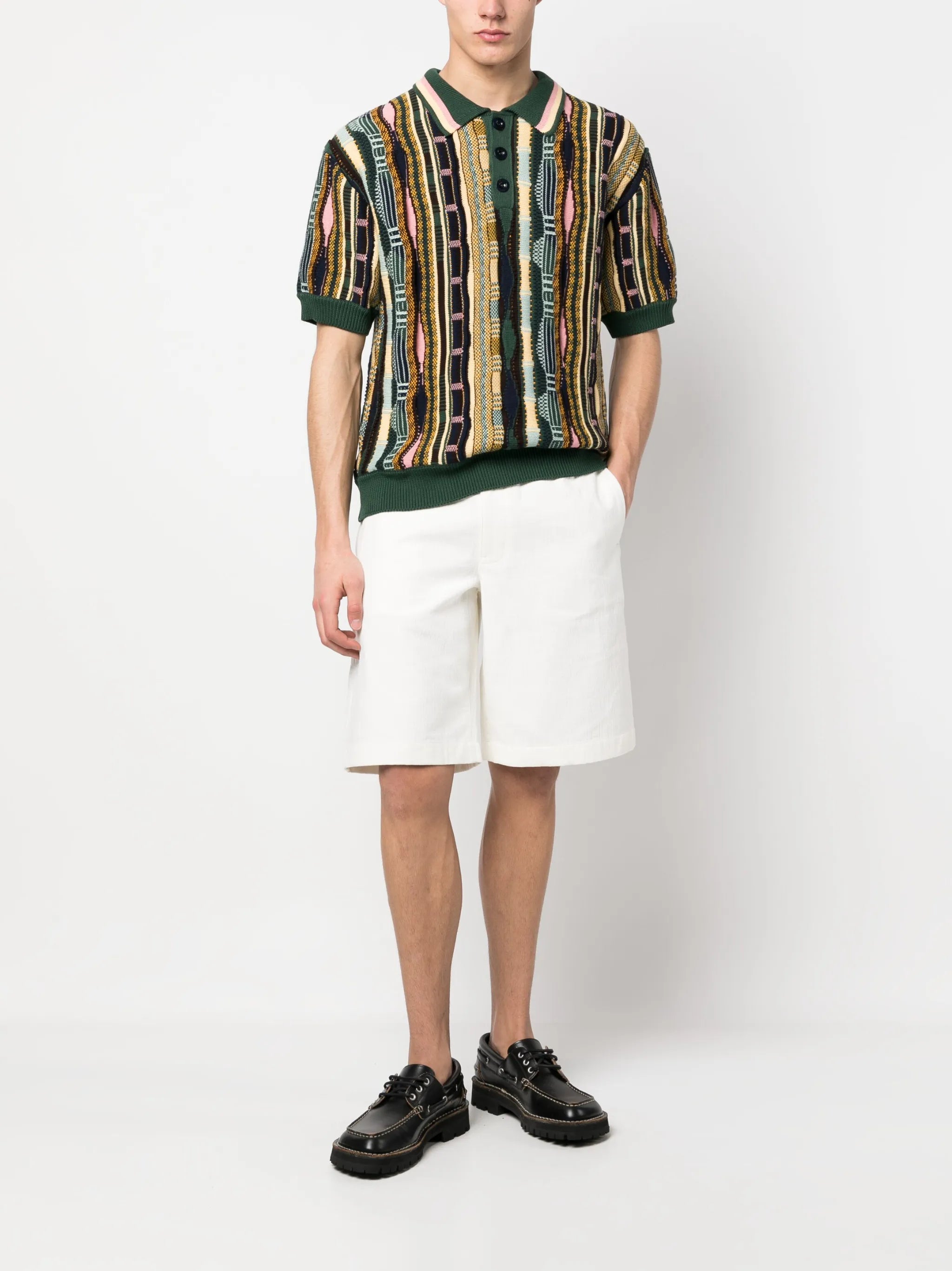 cotton track shorts