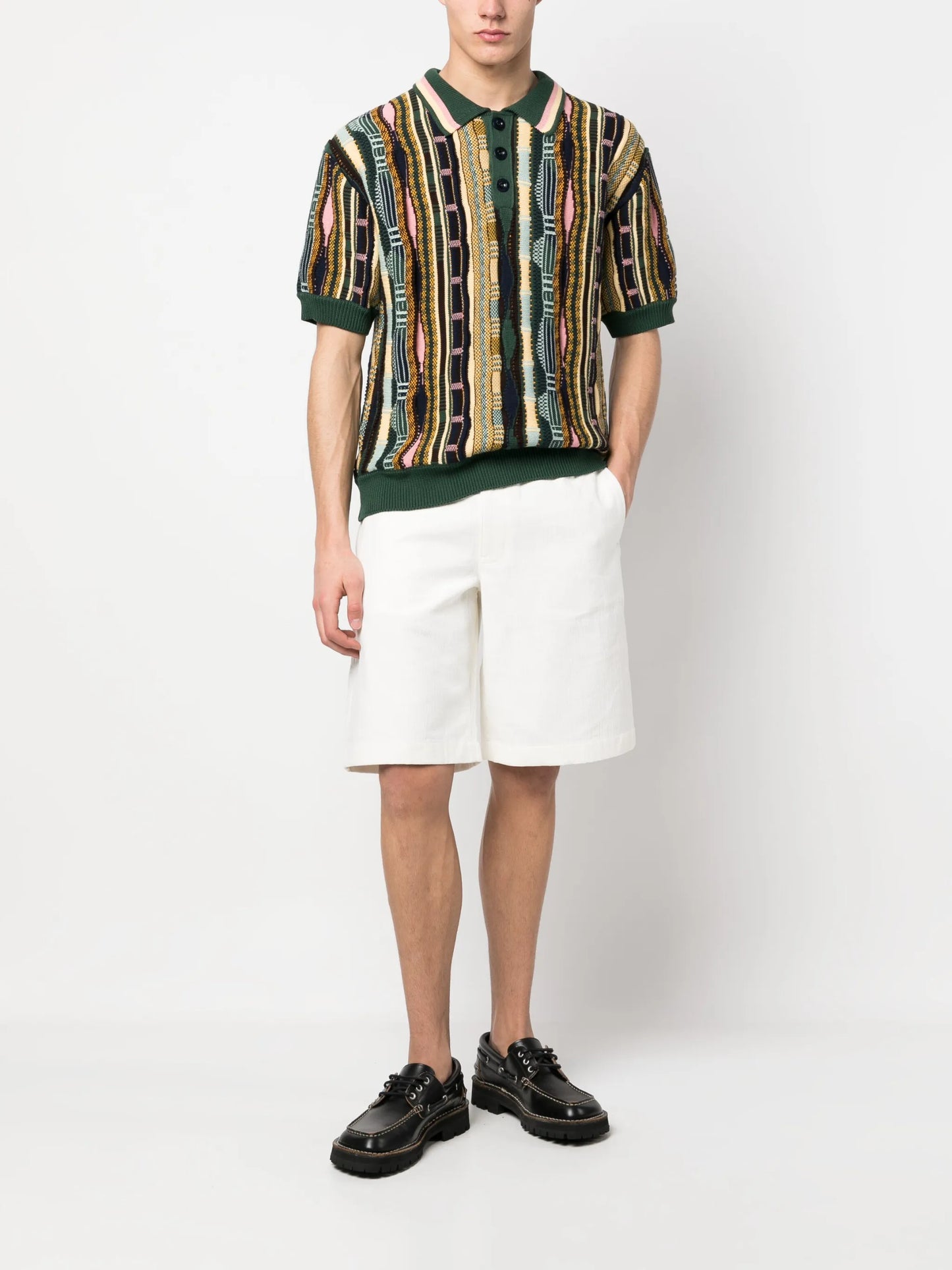 cotton track shorts