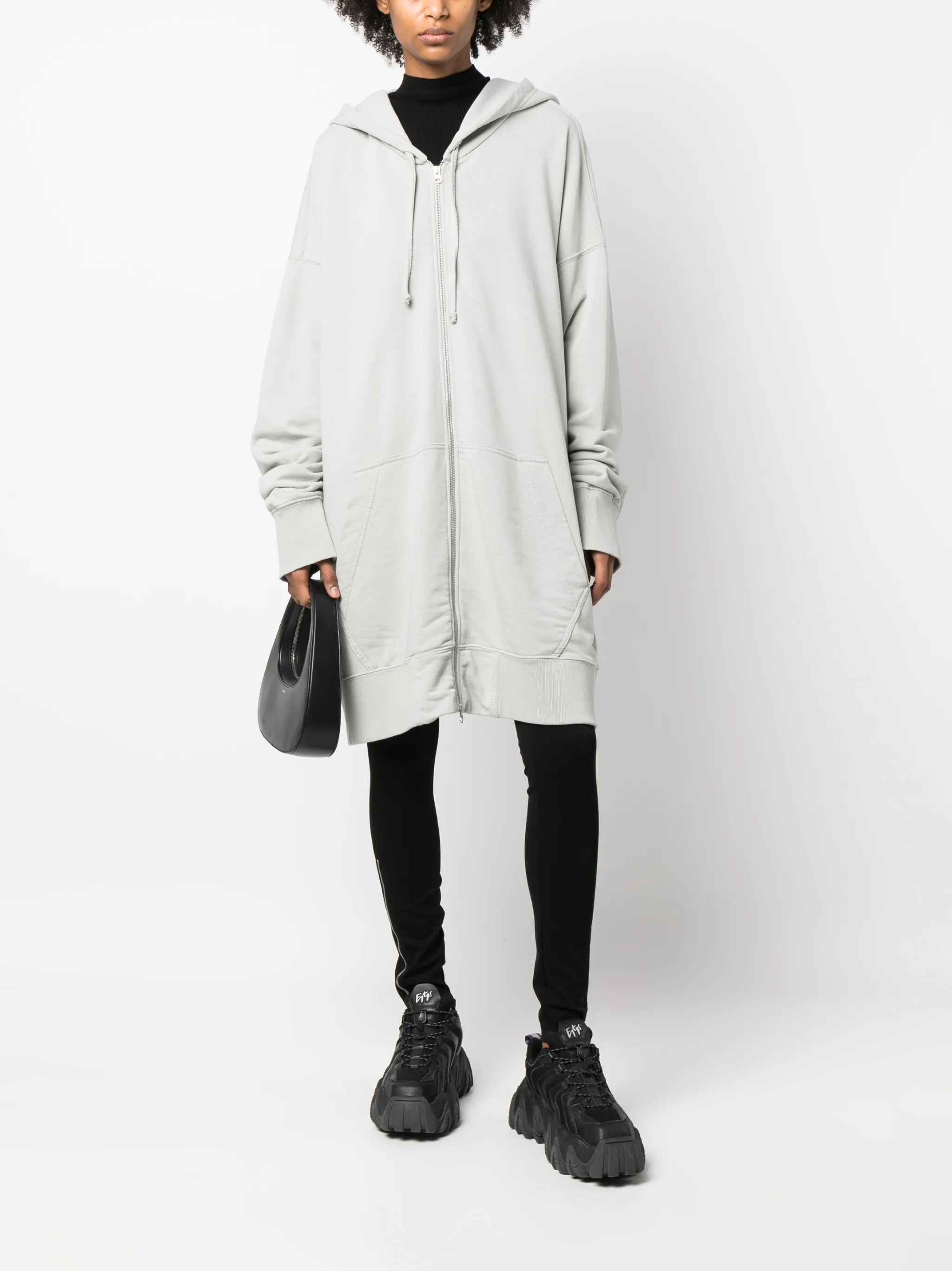 numeric signature-print knit cardigan