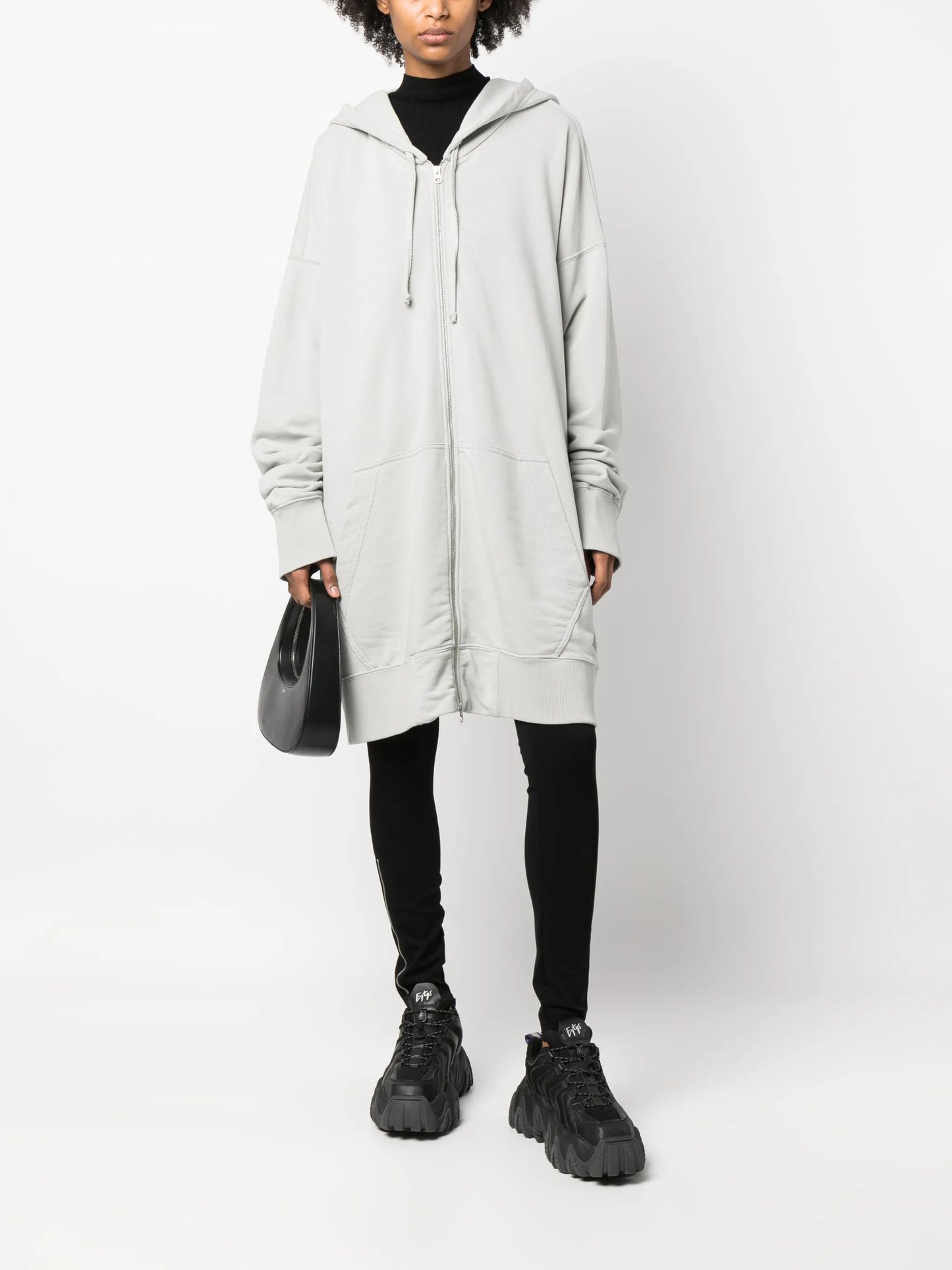 numeric signature-print knit cardigan