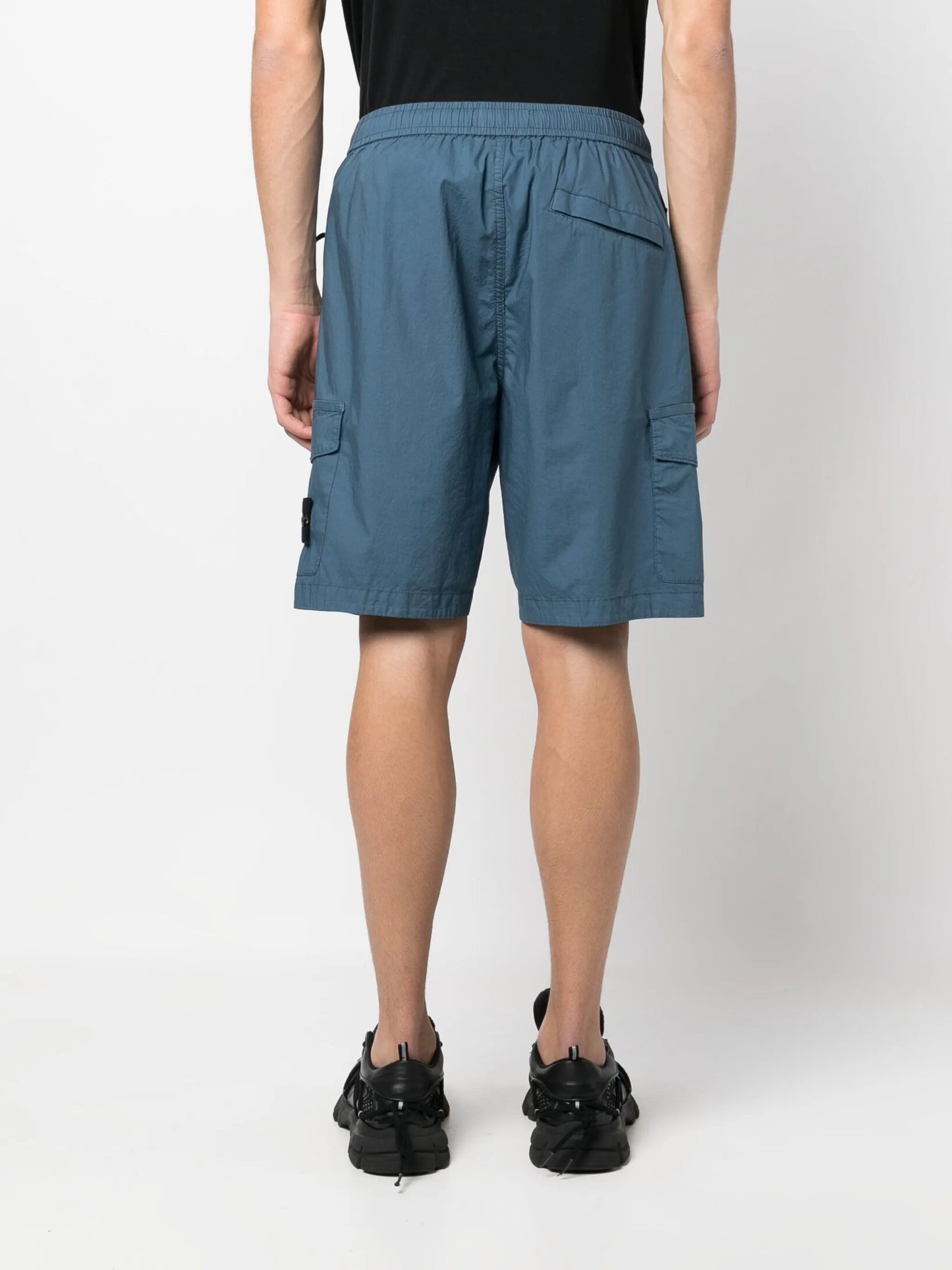 stretch-cotton bermuda shorts