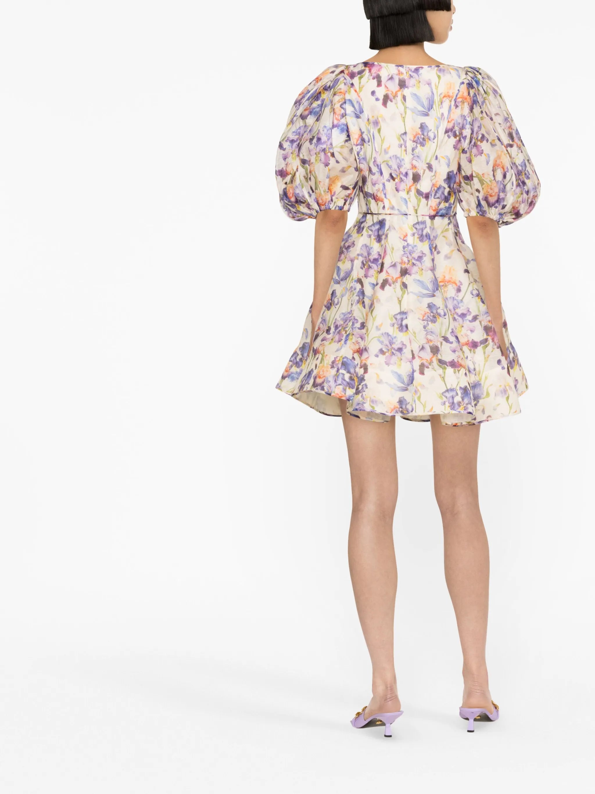 Tama floral-print minidress