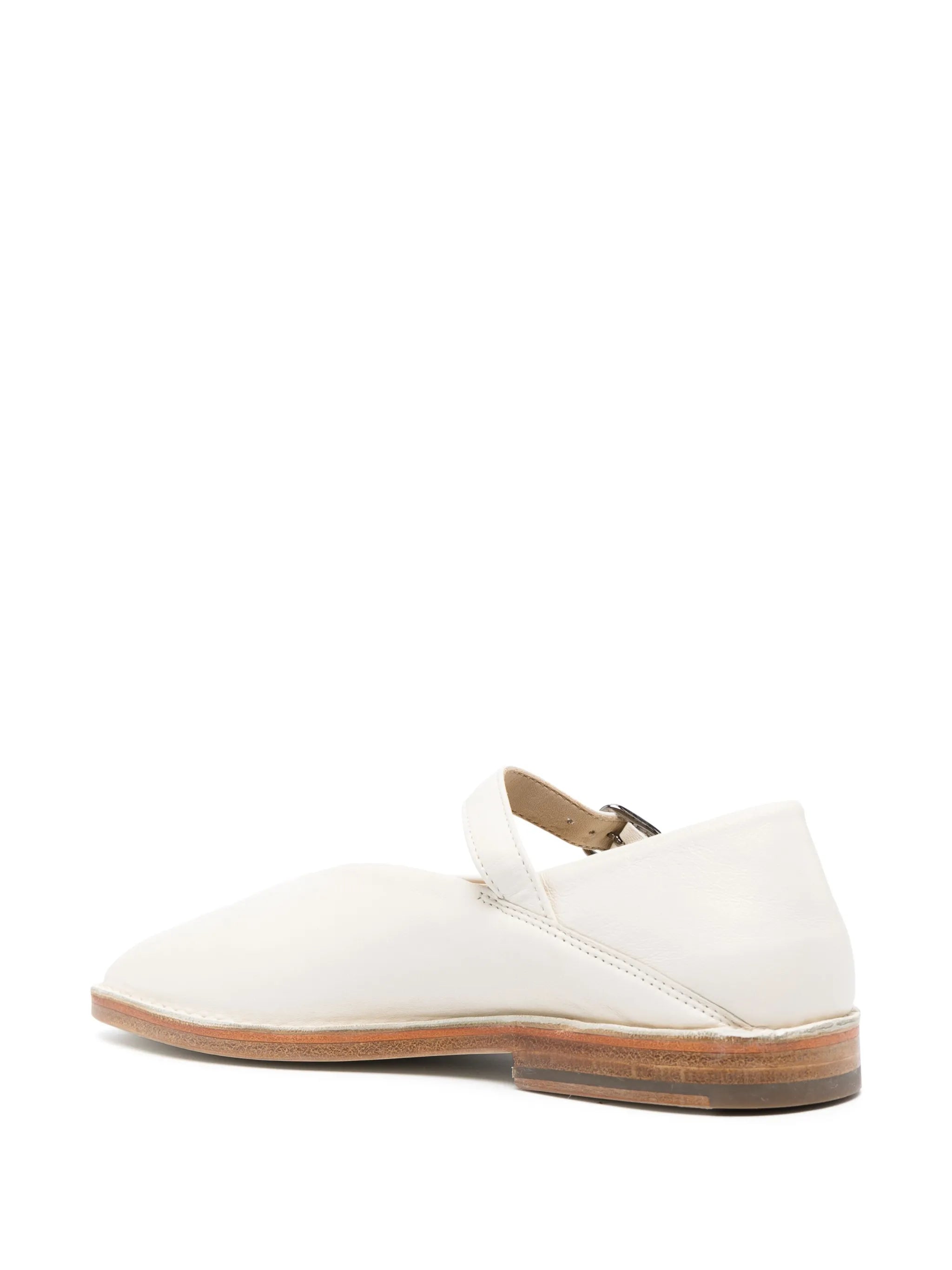square-toe ballet flats