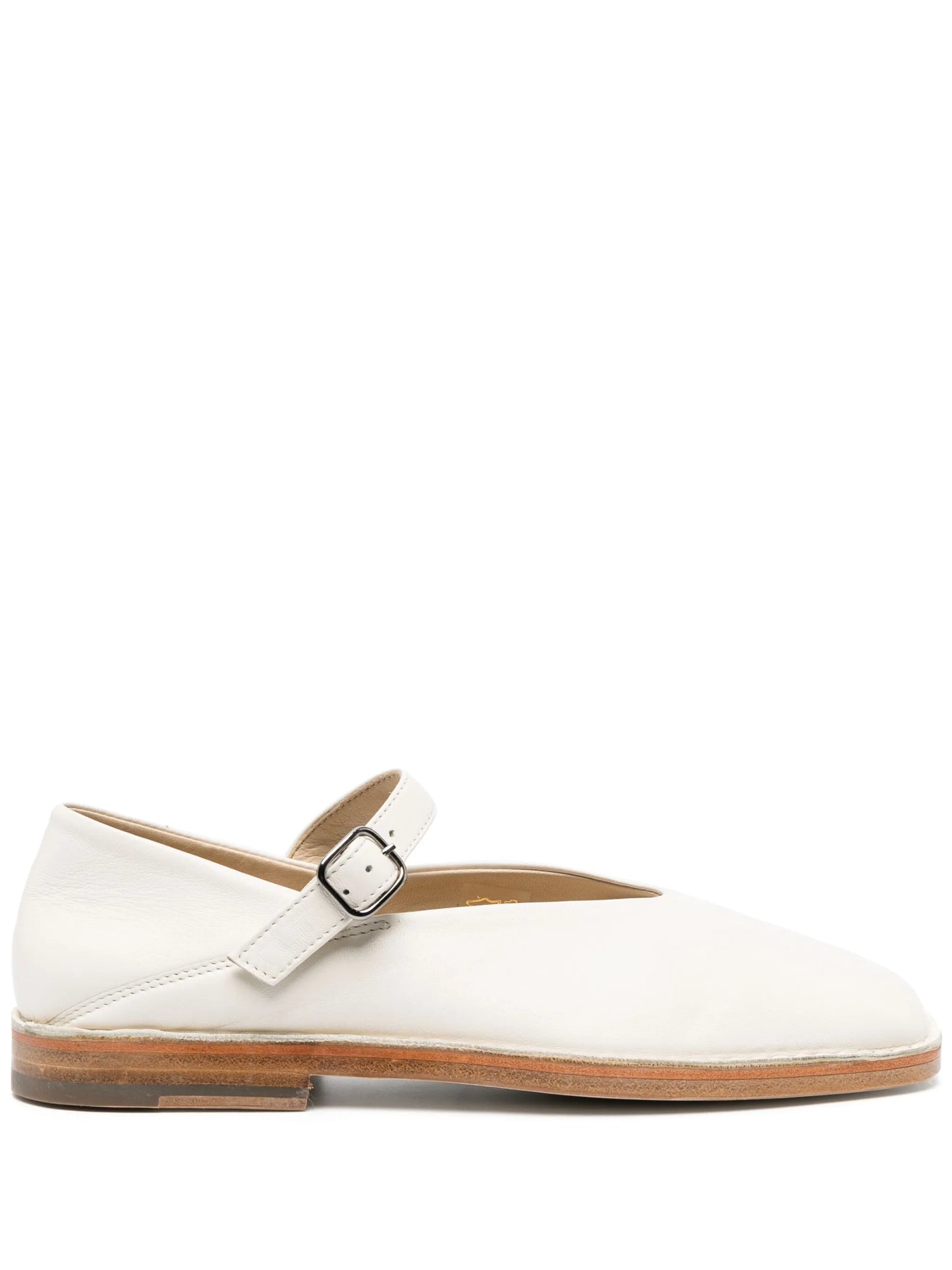 square-toe ballet flats
