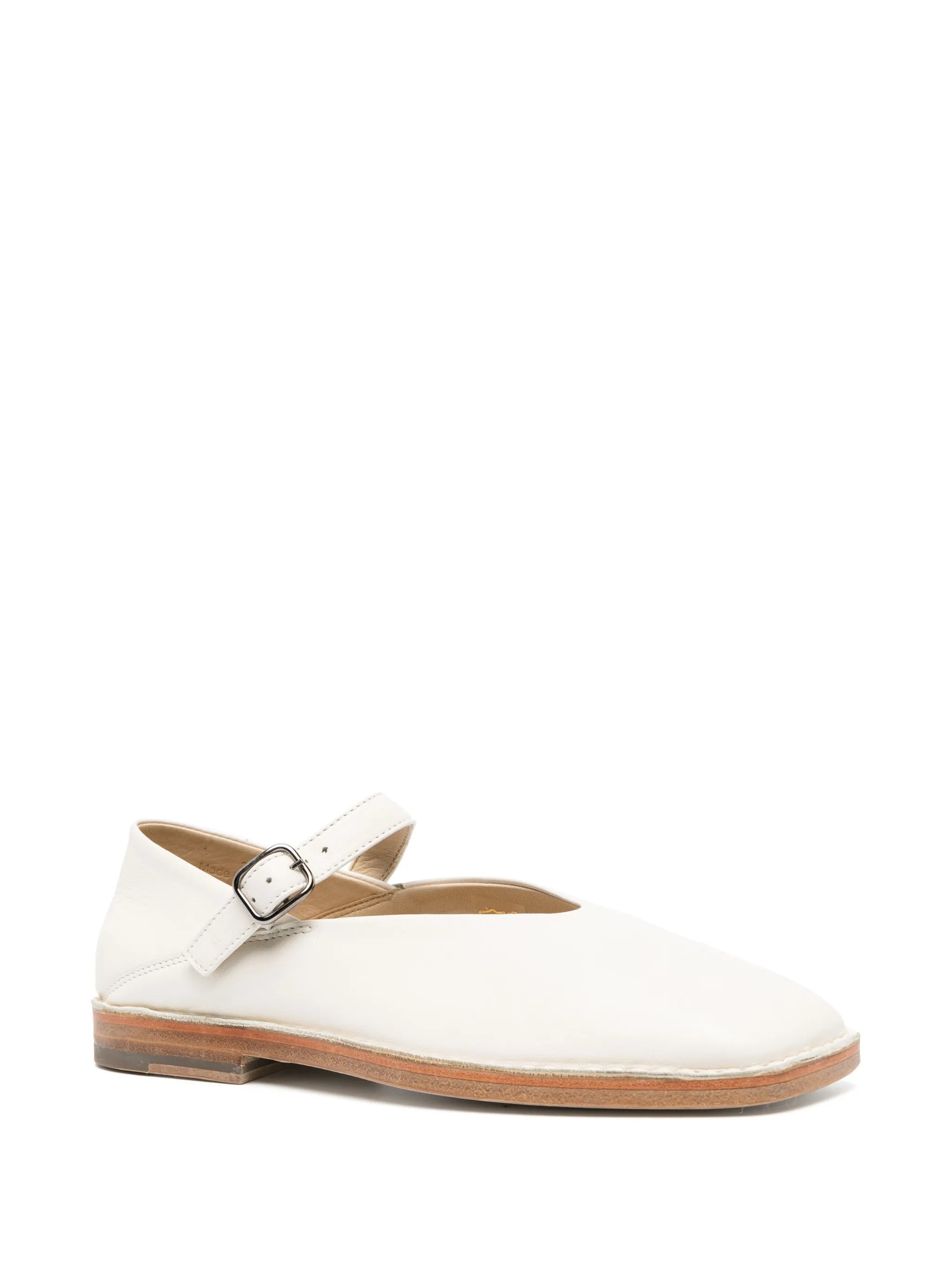 square-toe ballet flats