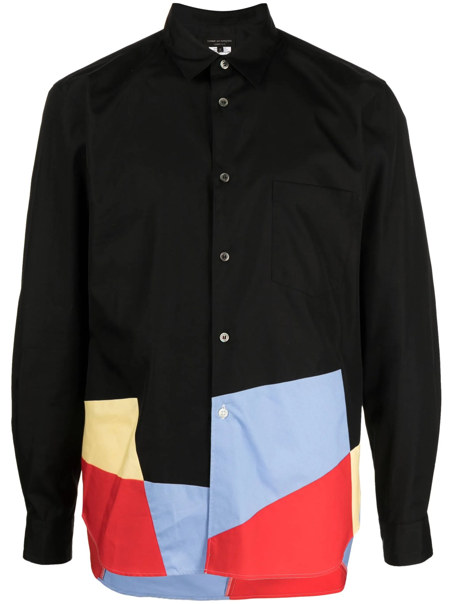 graphic-print long-sleeved shirt