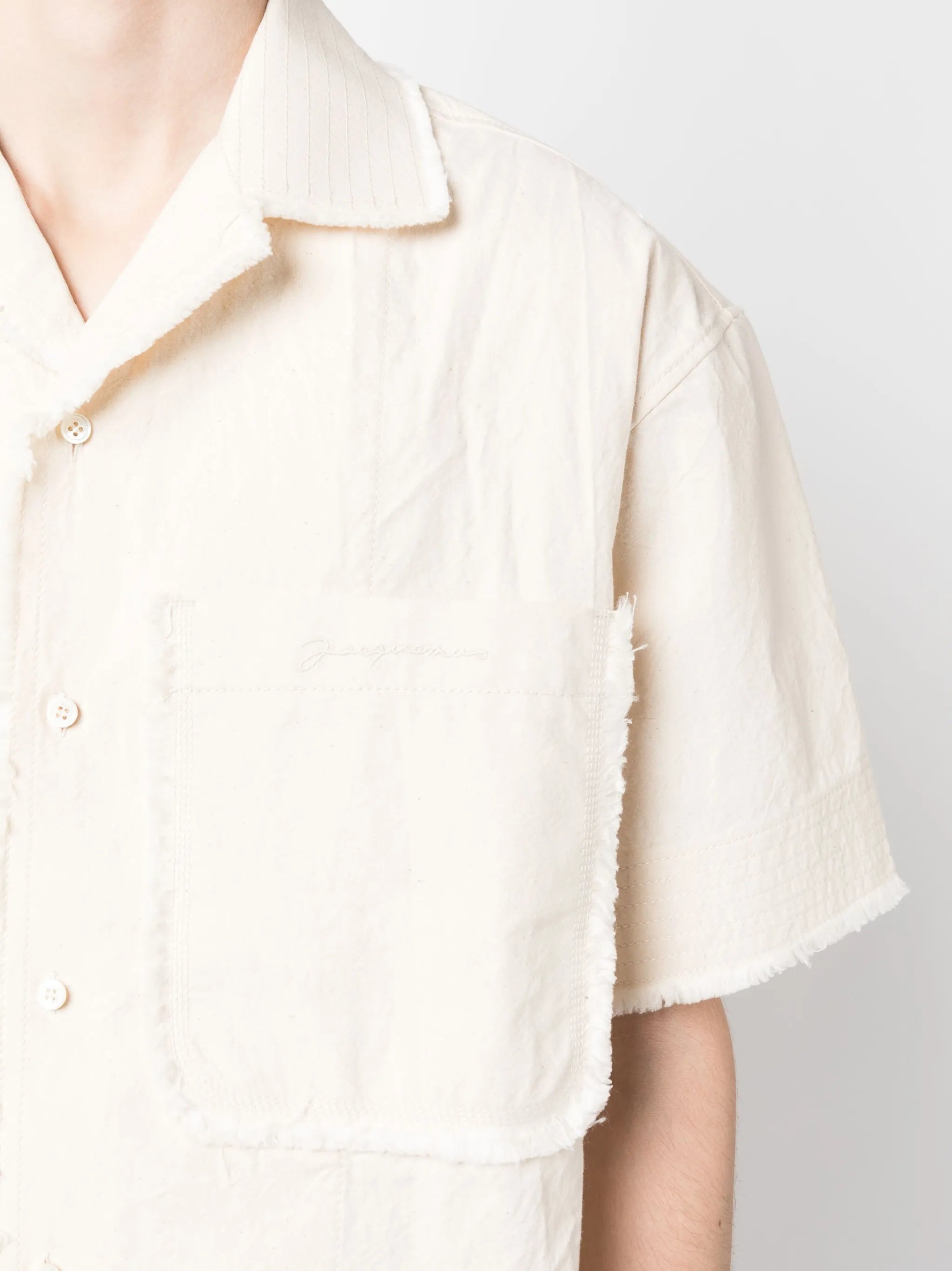 Artichaut frayed-edge shirt
