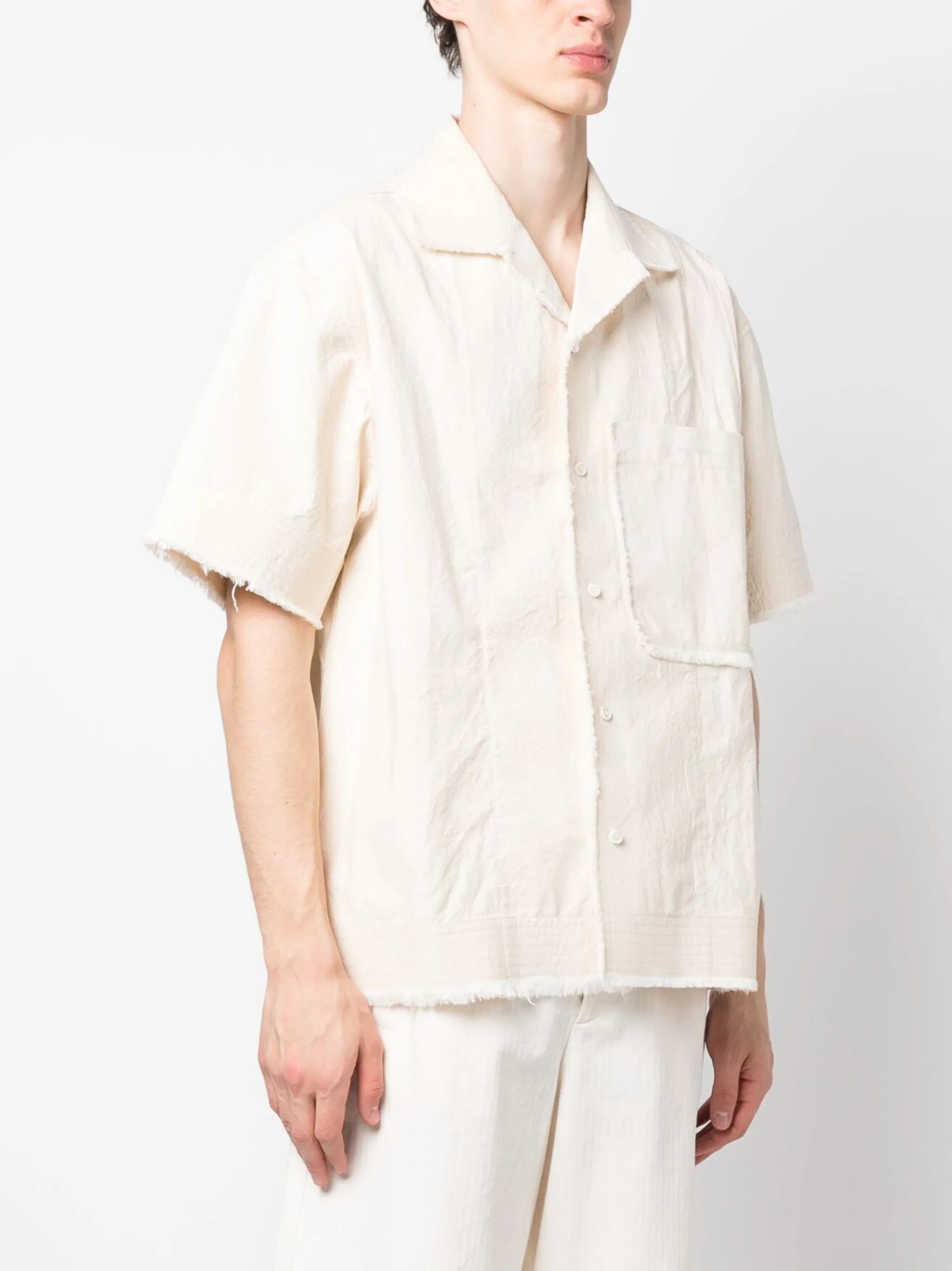 Artichaut frayed-edge shirt