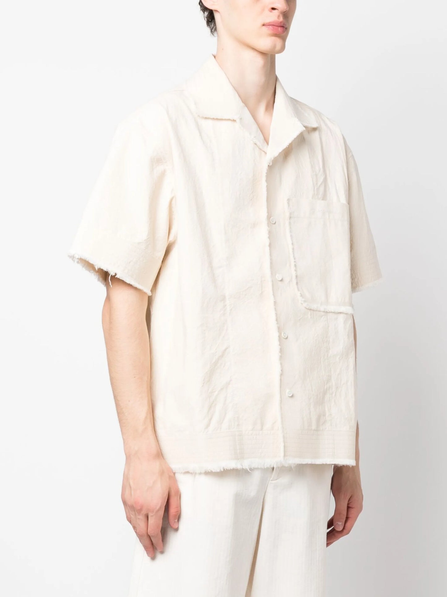 Artichaut frayed-edge shirt