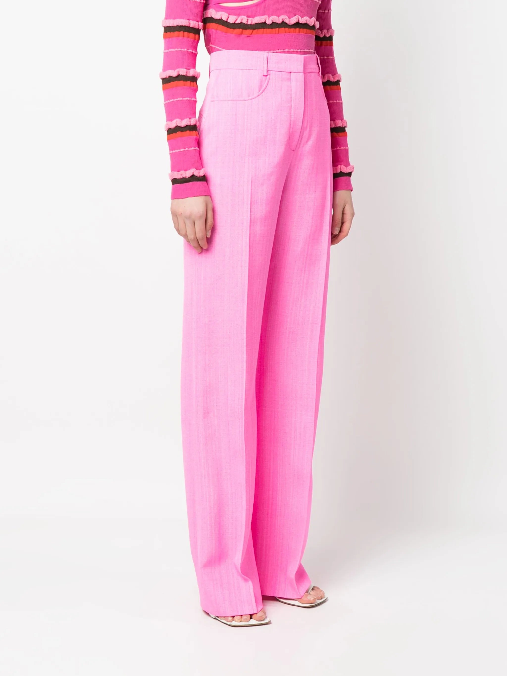 Le Pantalon Sauge flared trousers
