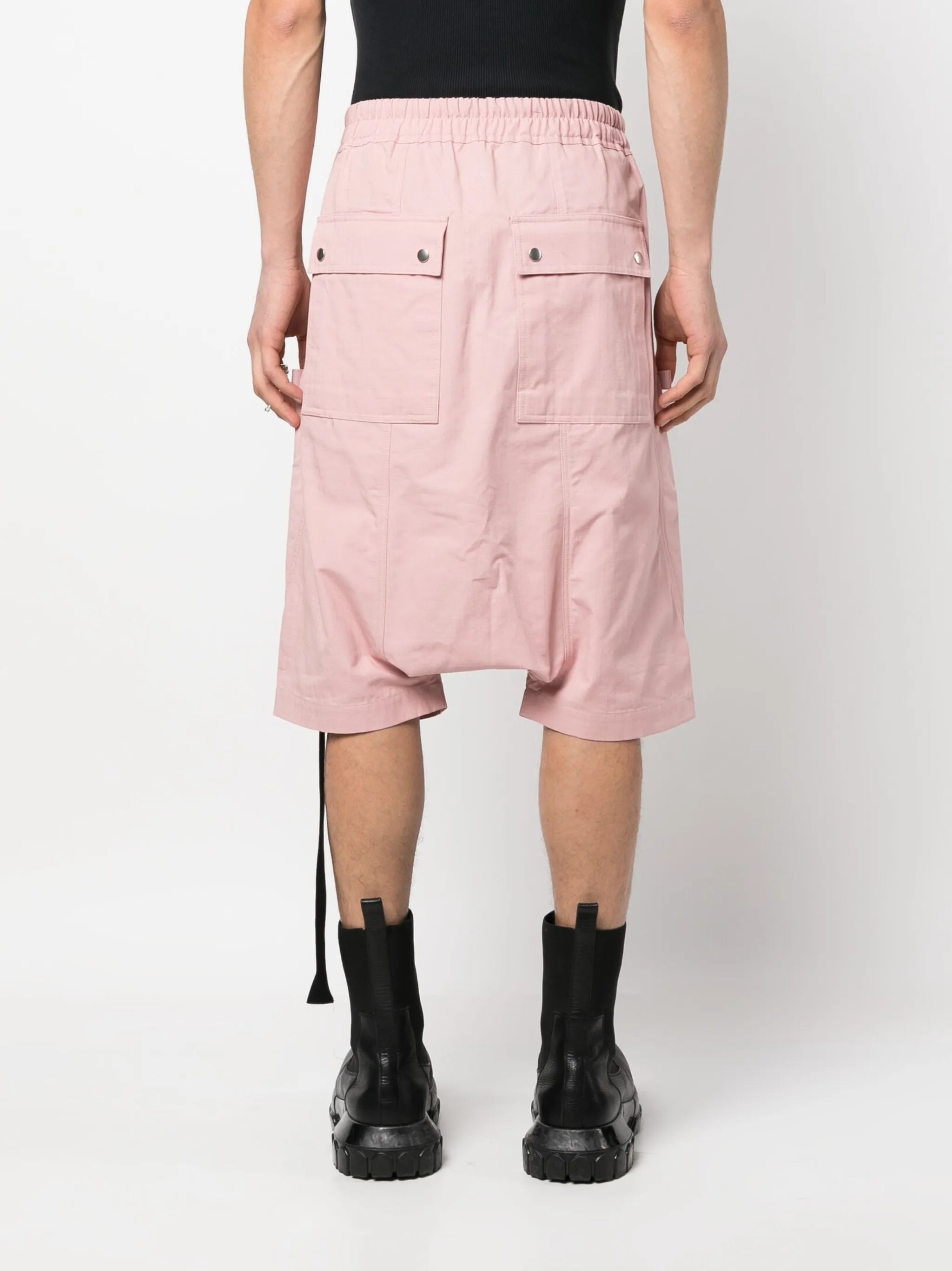drop-crotch utility shorts