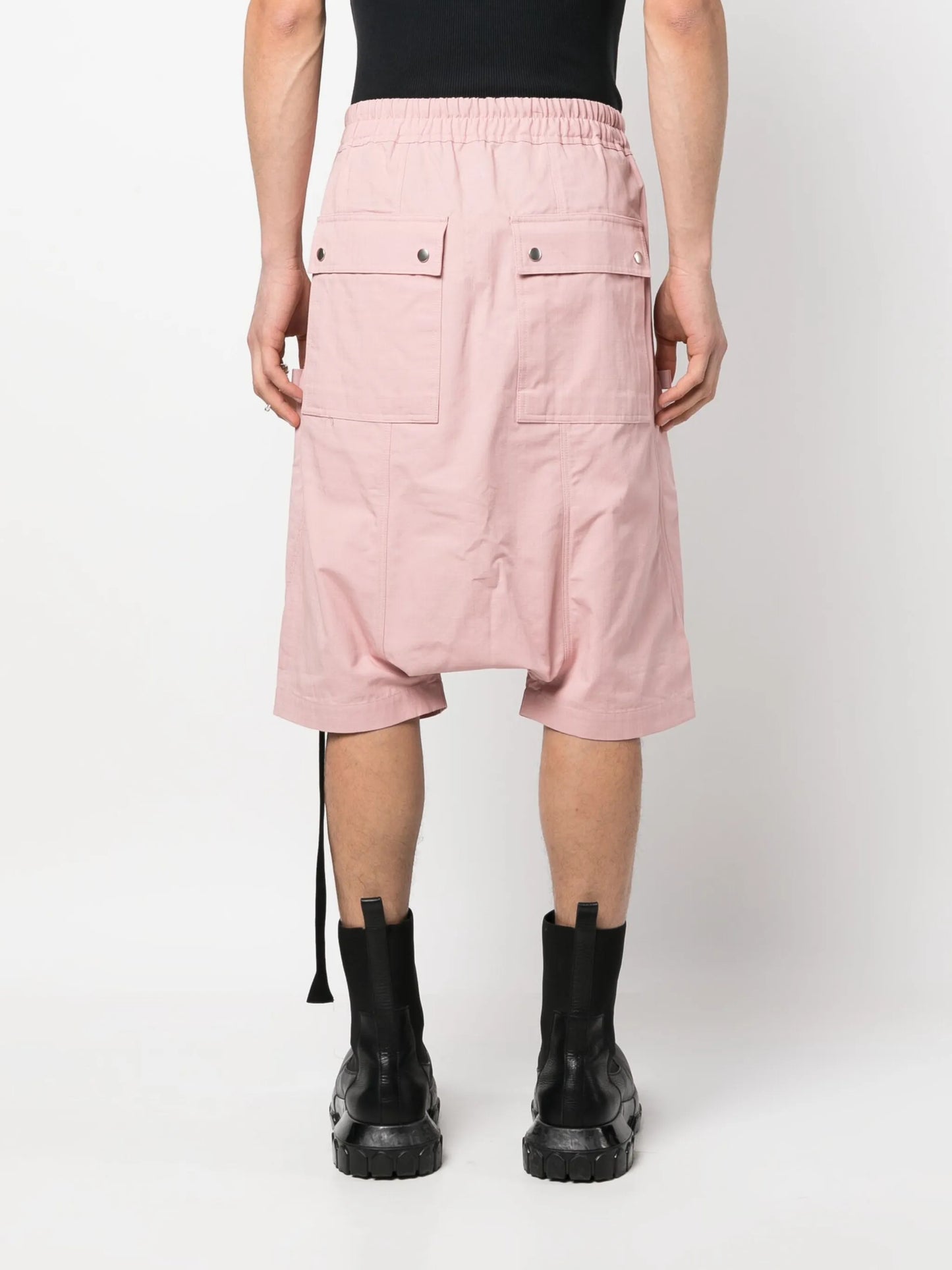 drop-crotch utility shorts
