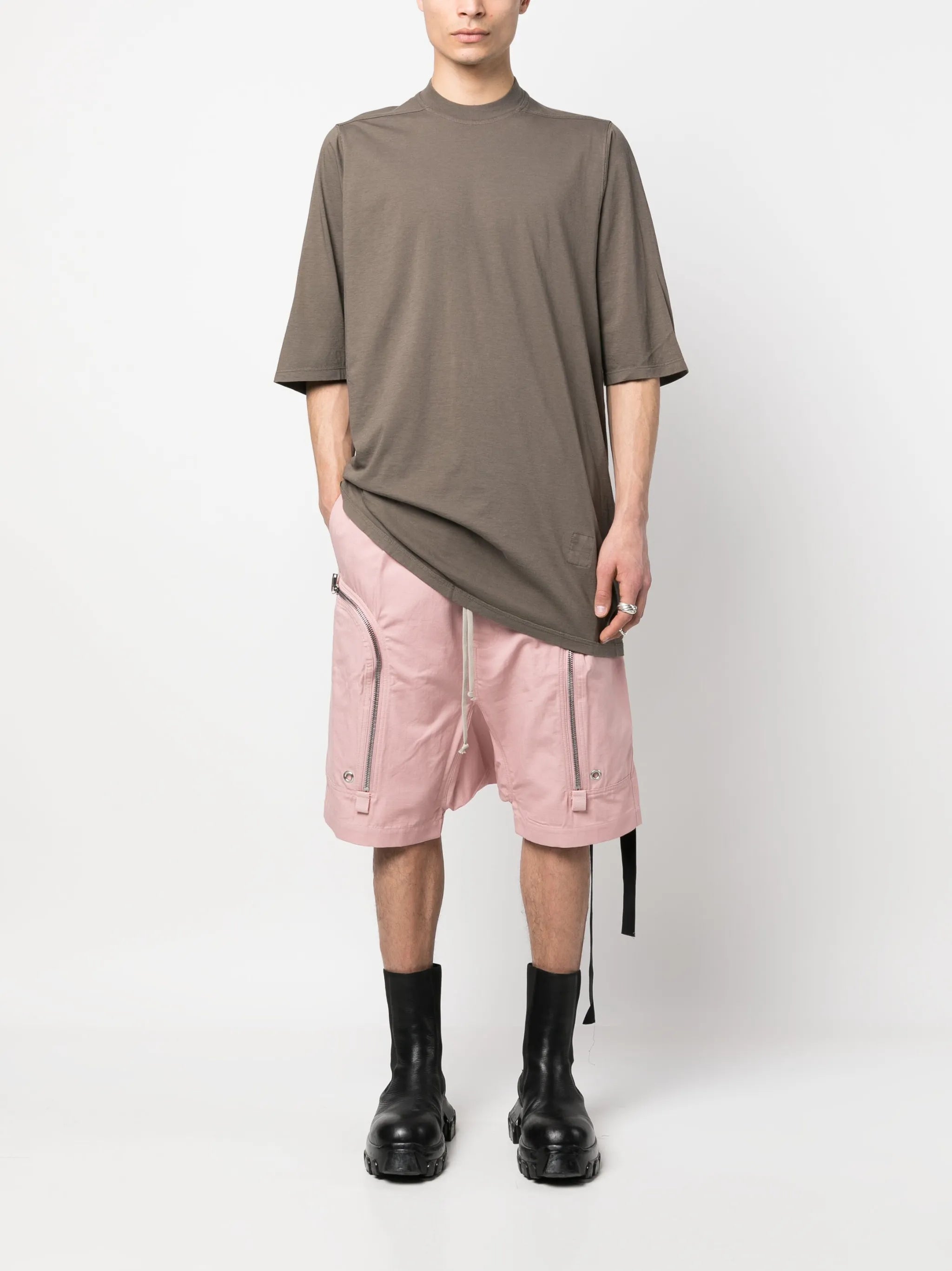drop-crotch utility shorts