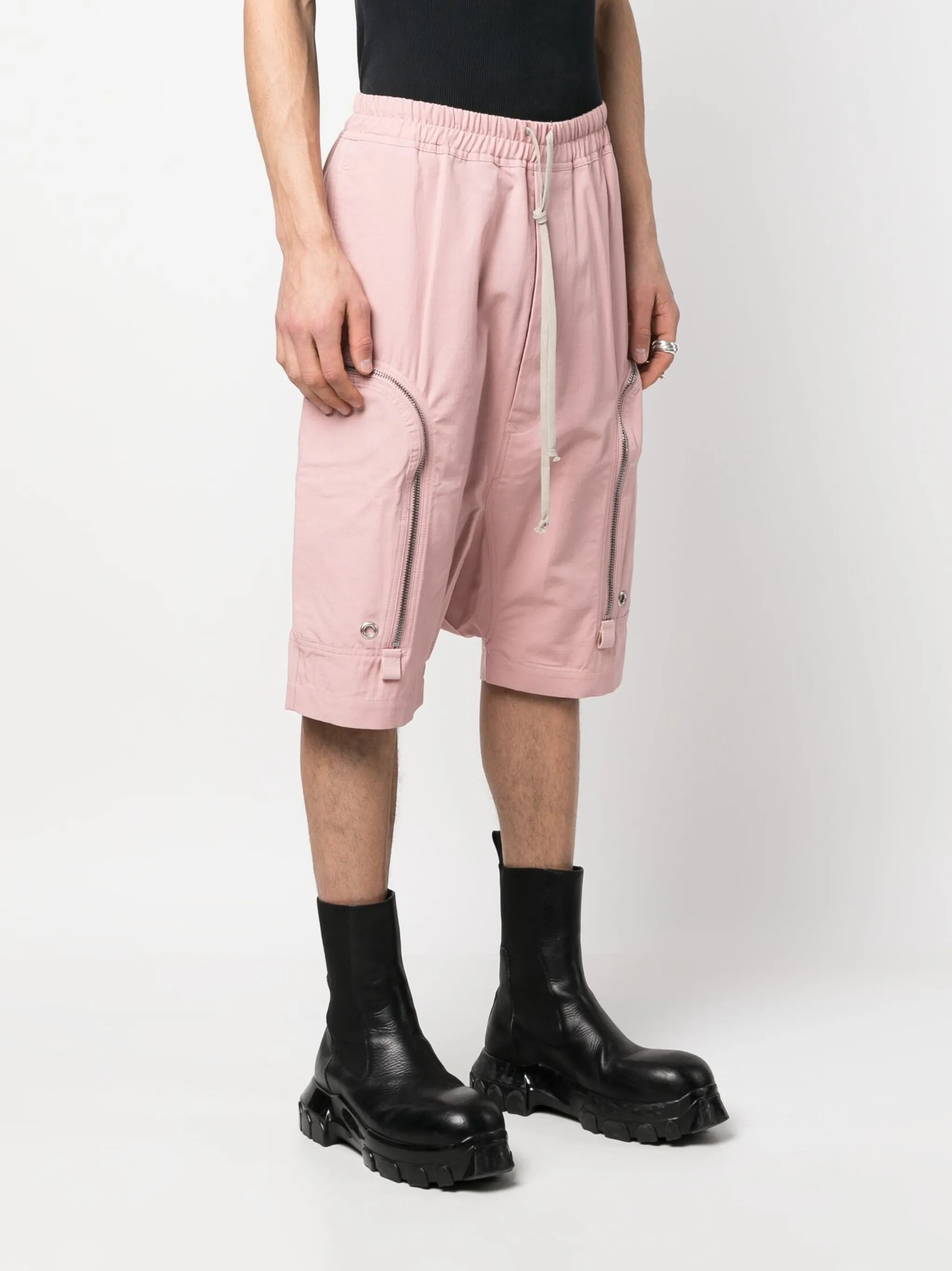 drop-crotch utility shorts