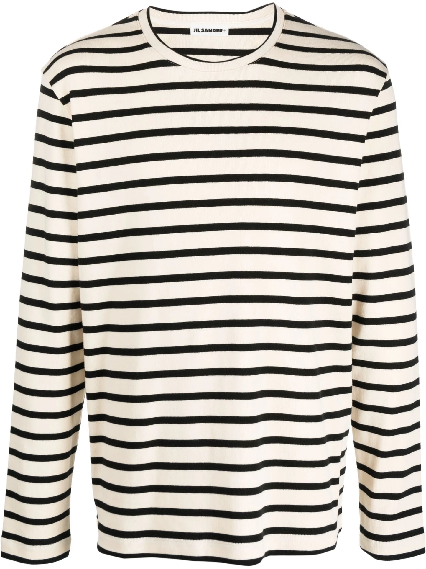 long-sleeve striped sweatshirt