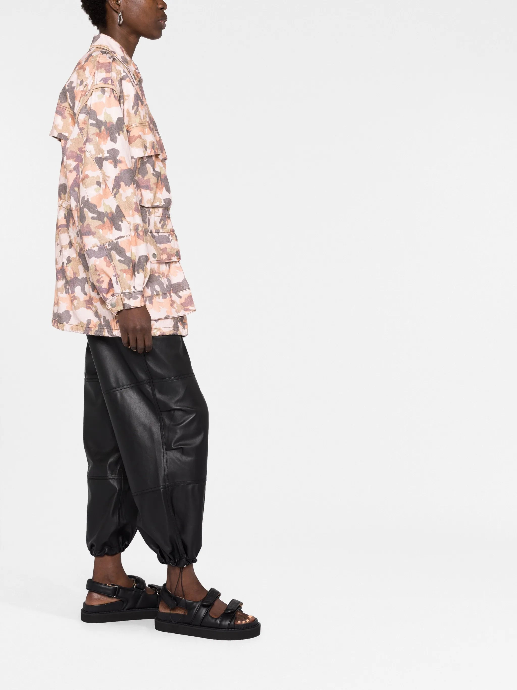 Elize camouflage-print cotton jacket