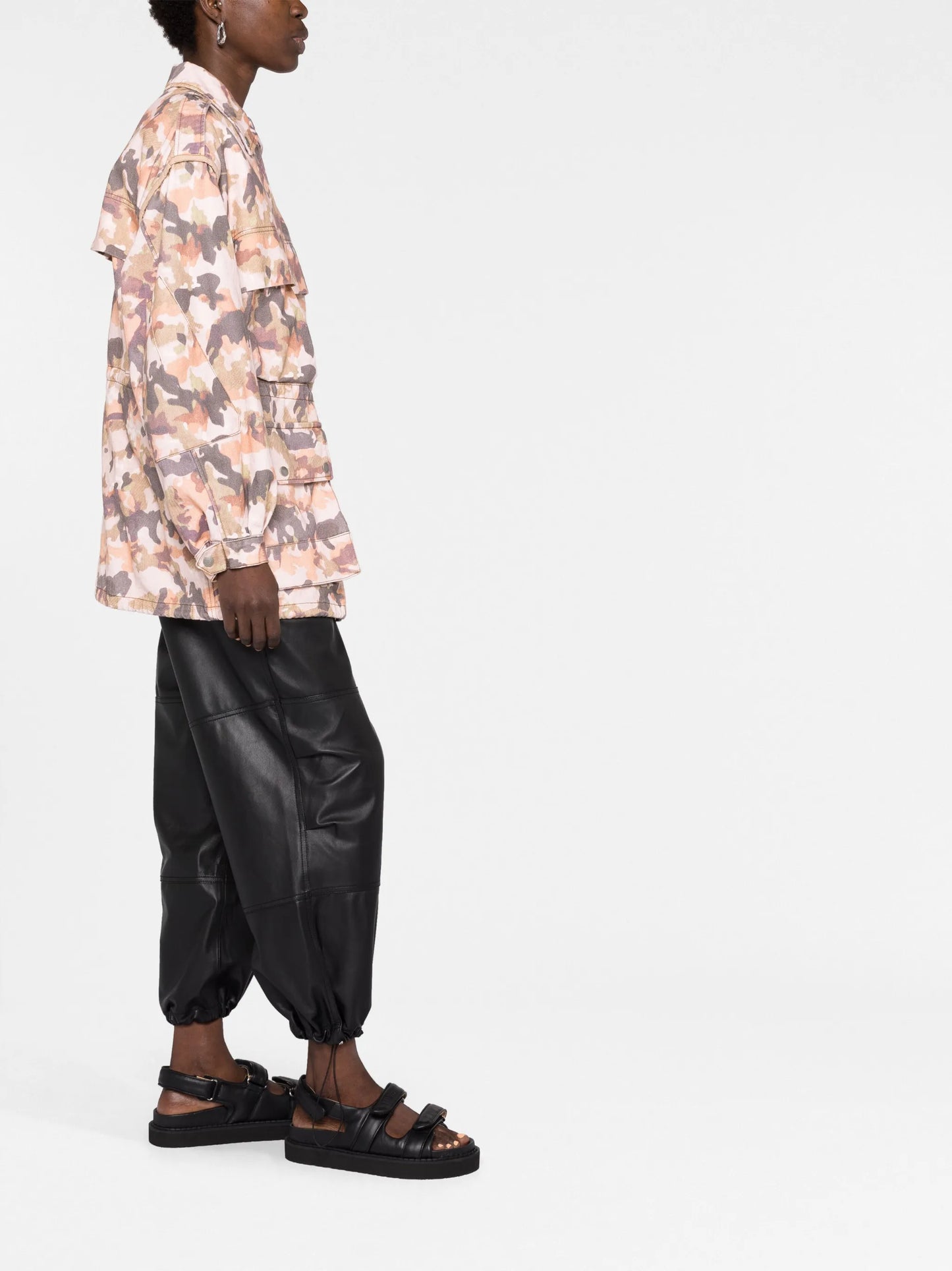 Elize camouflage-print cotton jacket
