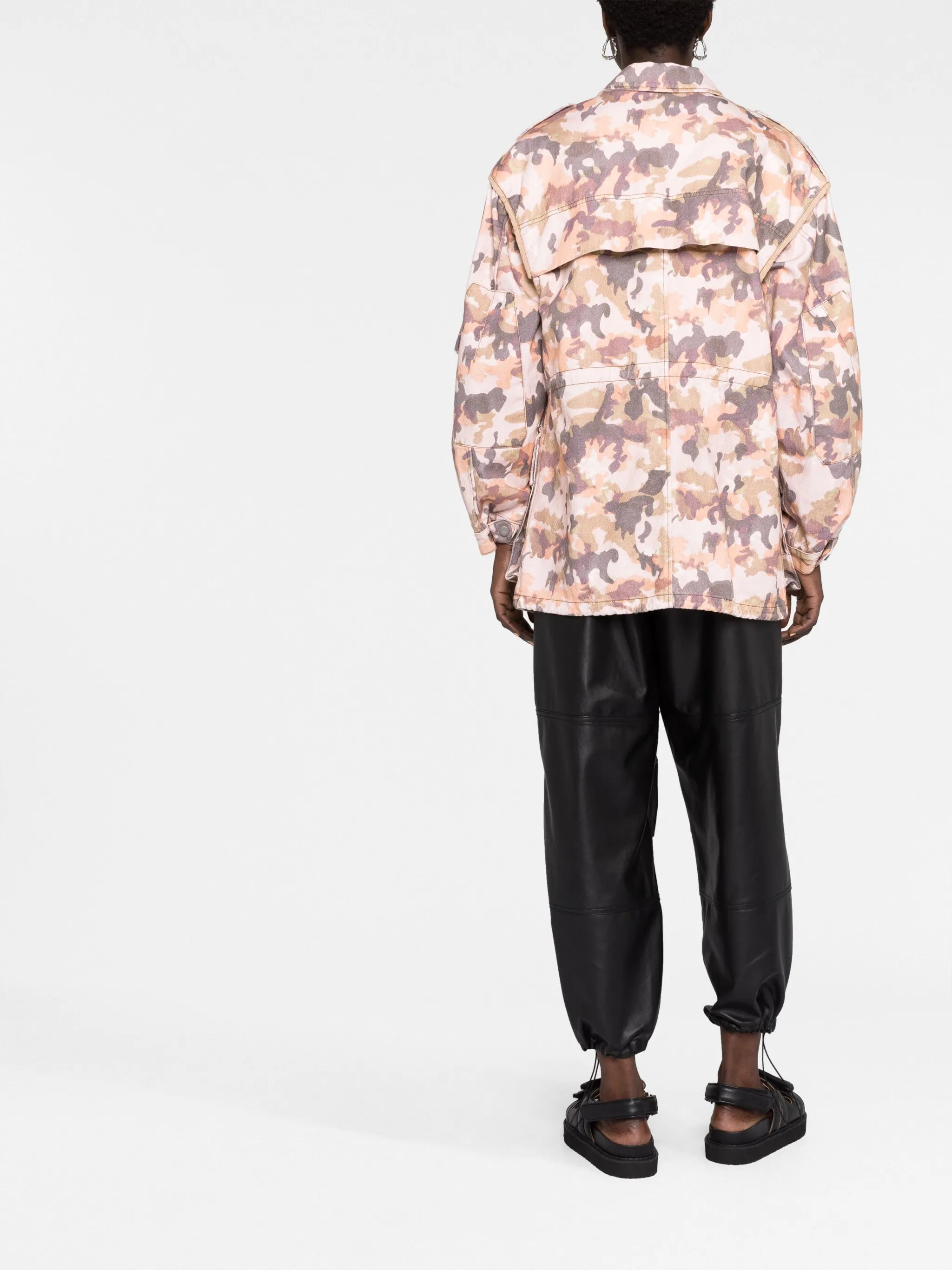 Elize camouflage-print cotton jacket