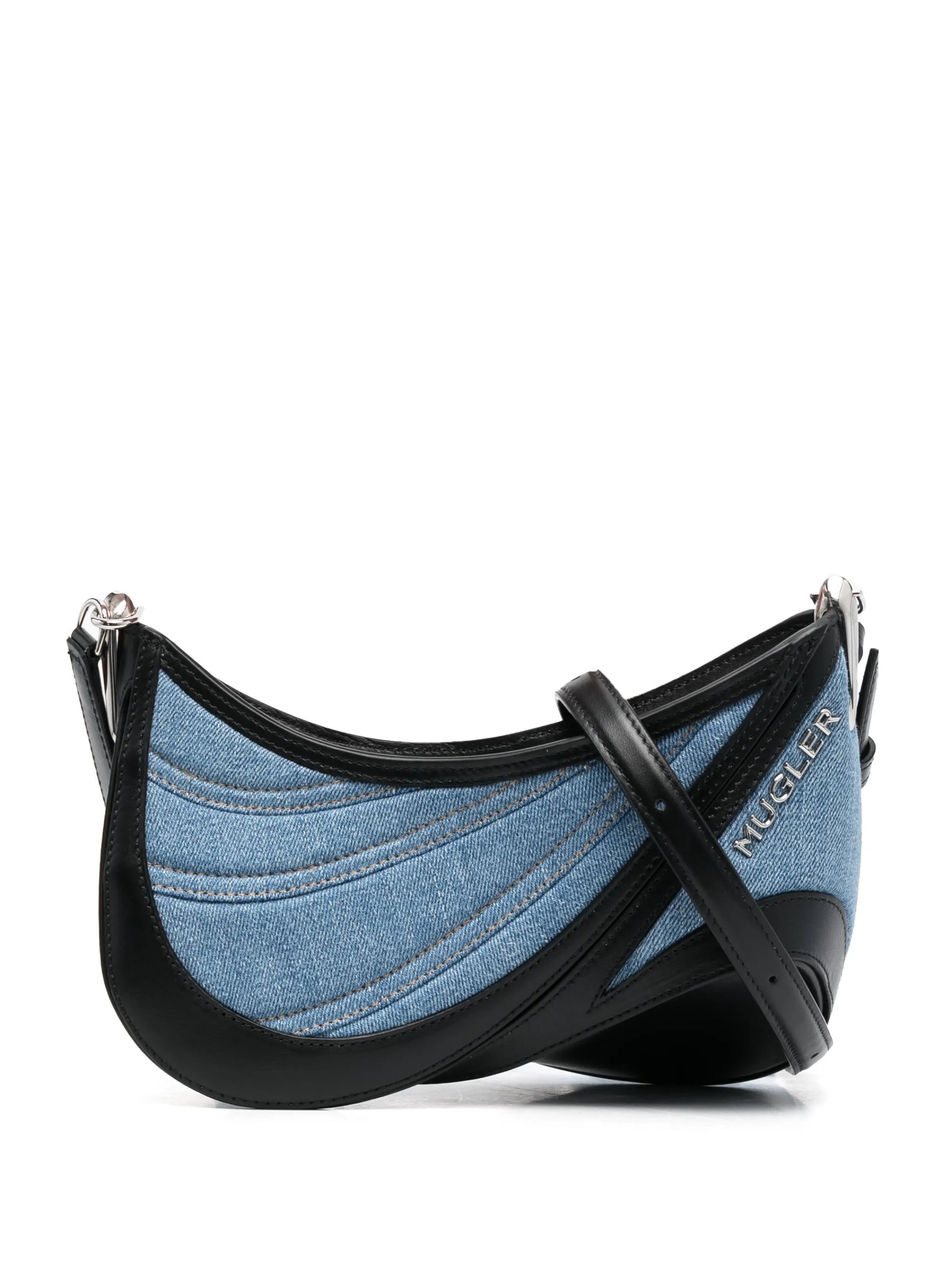 small Spiral Curve 01 denim bag