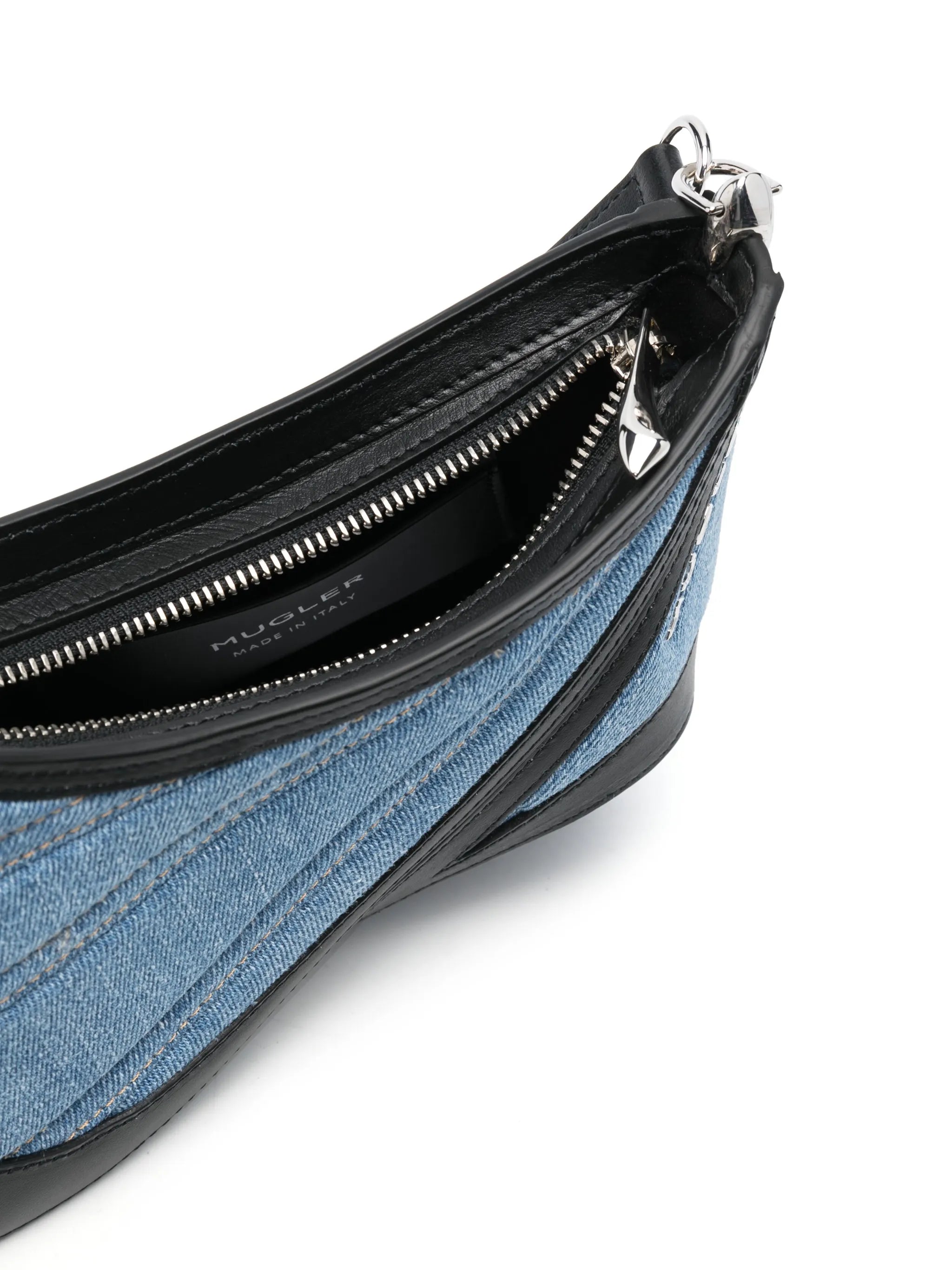 small Spiral Curve 01 denim bag