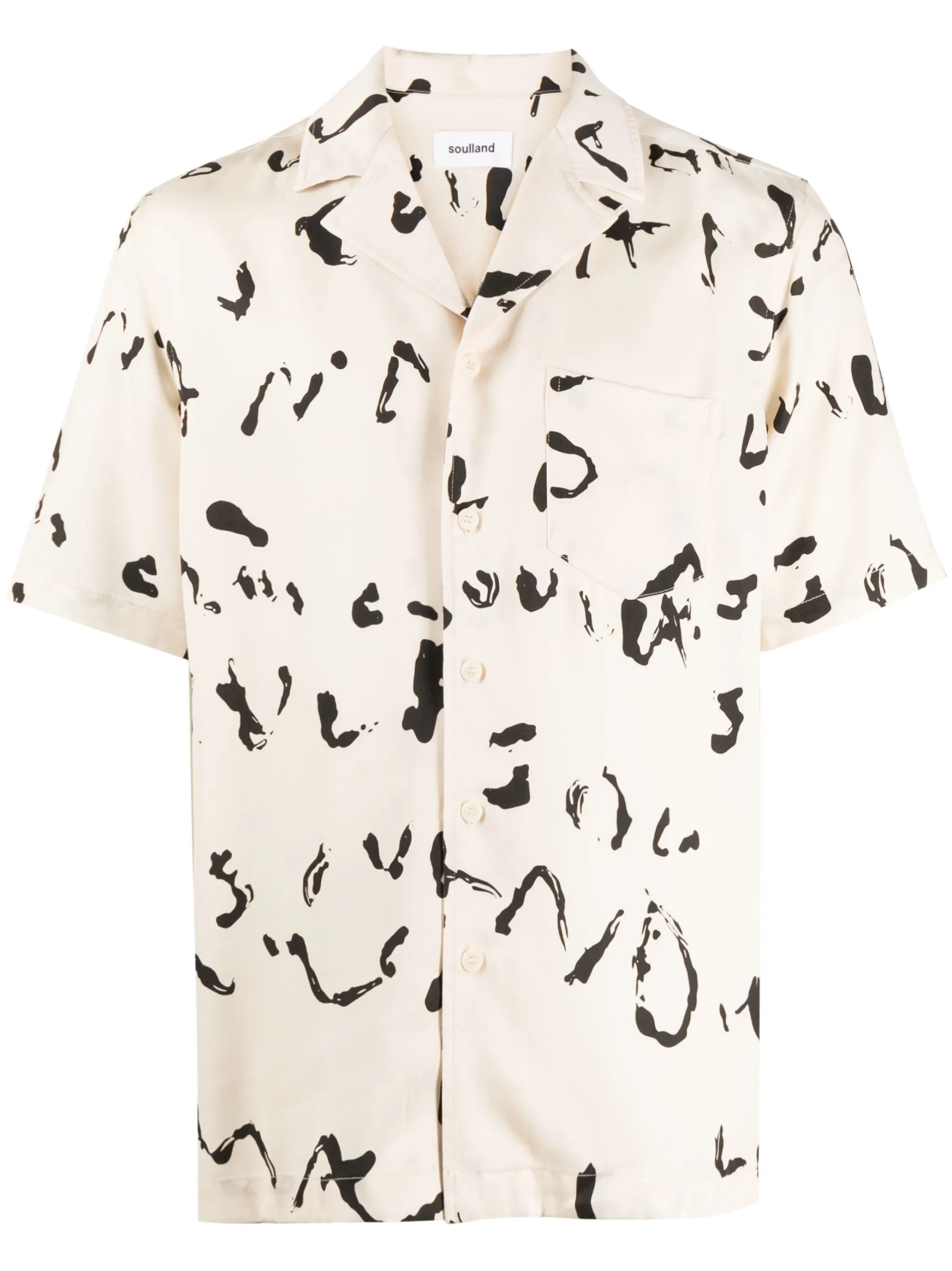 Orson abstract-print shirt