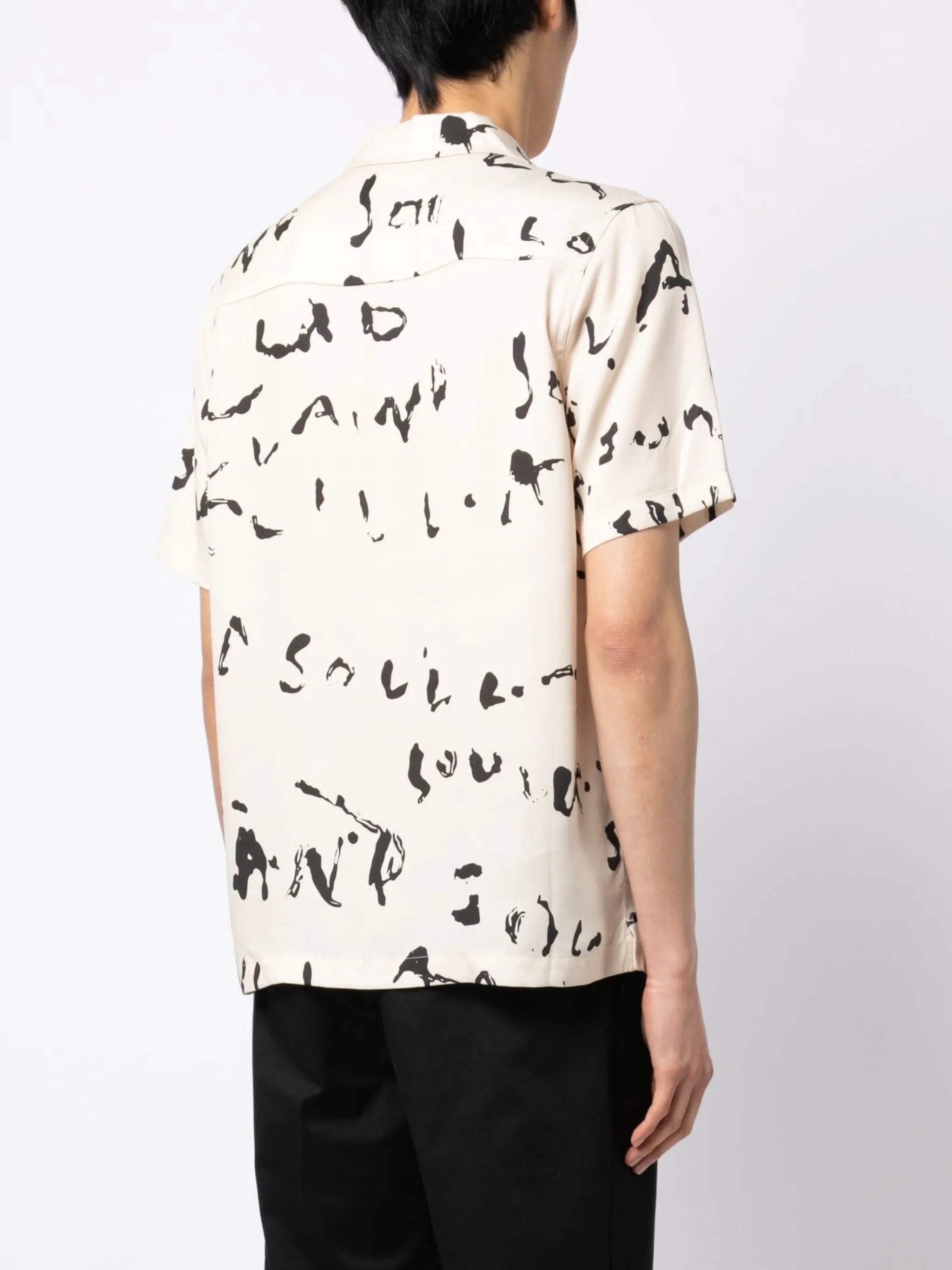 Orson abstract-print shirt