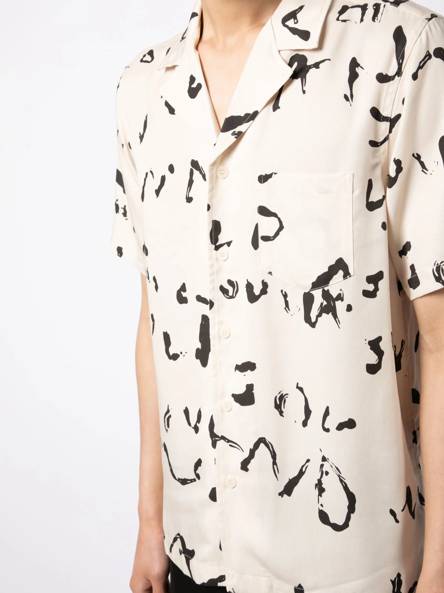 Orson abstract-print shirt