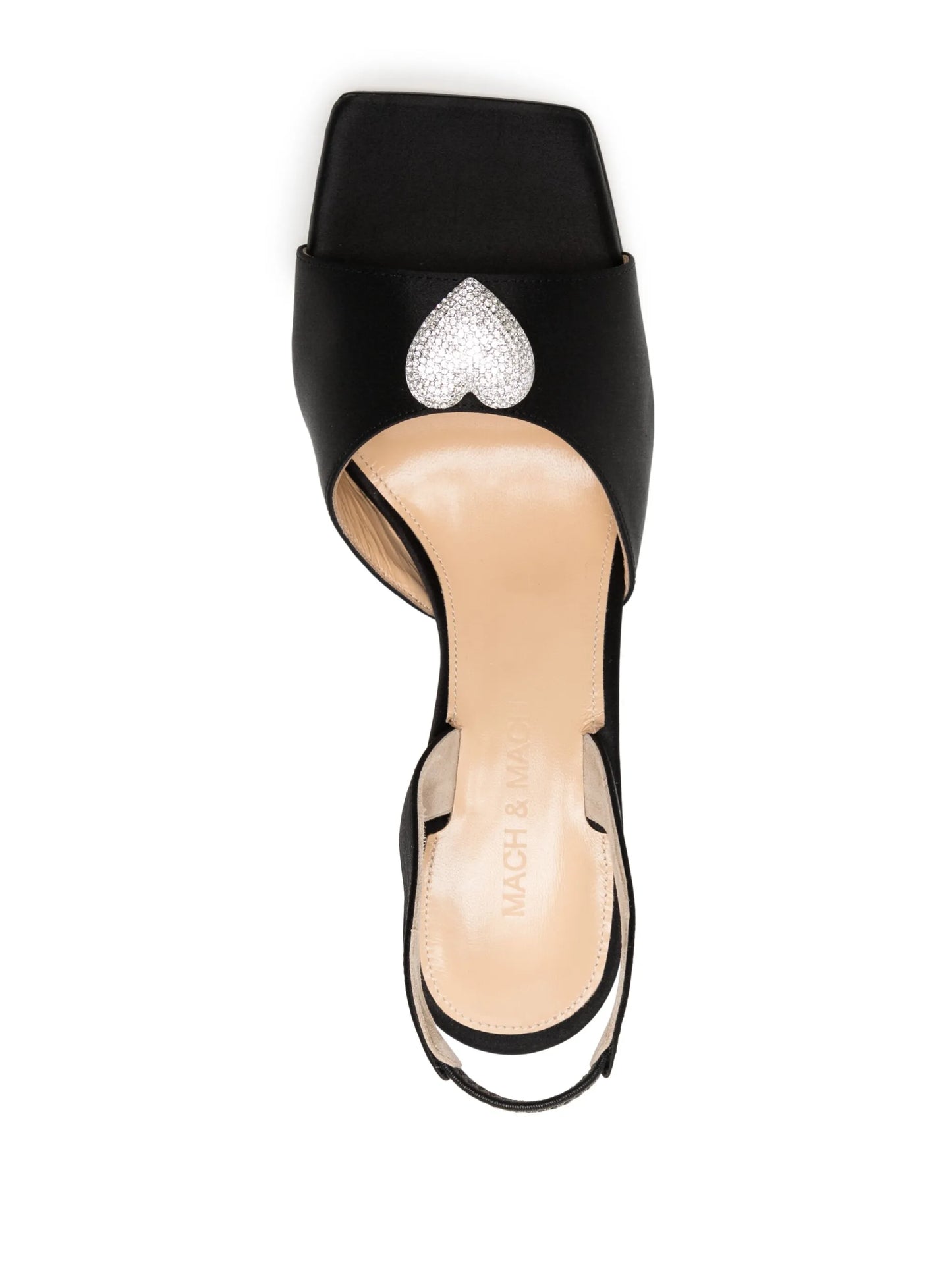 crystal-embellished satin 90mm pumps