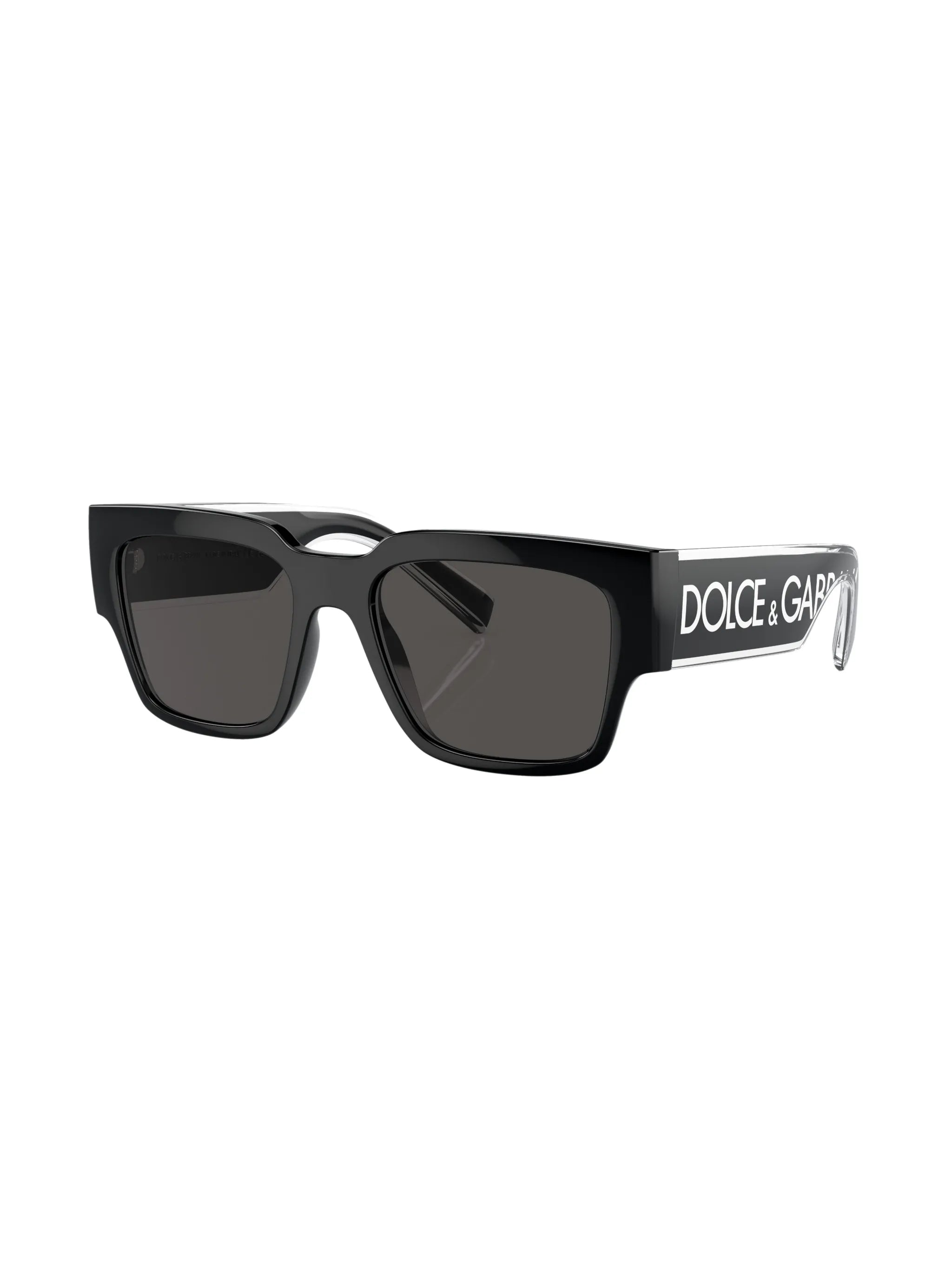 logo-print square-frame sunglasses