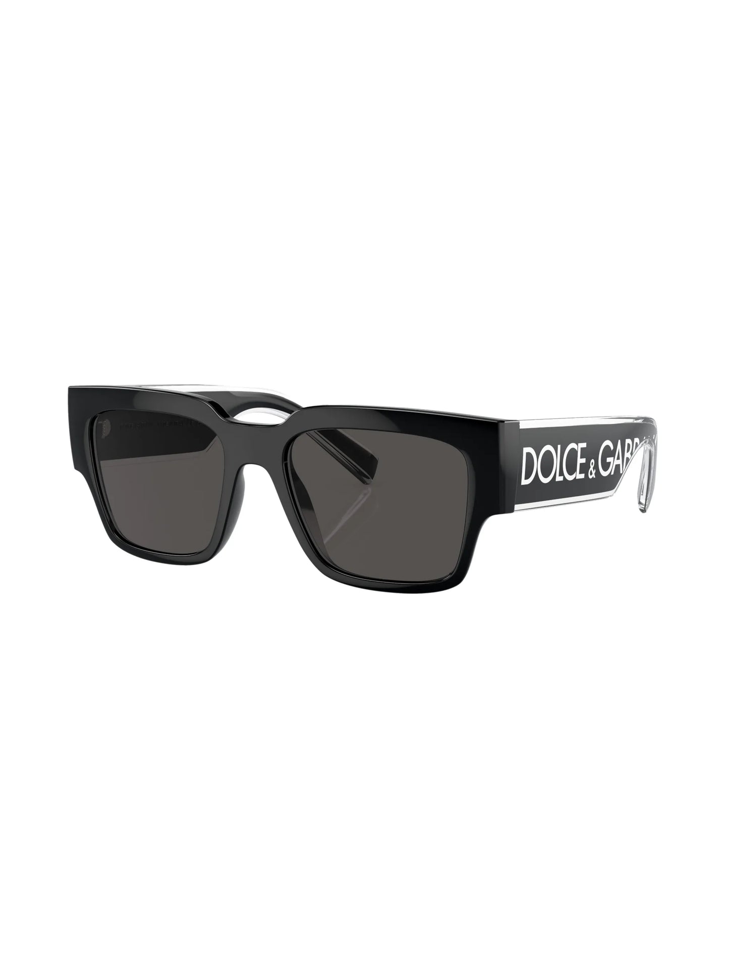 logo-print square-frame sunglasses