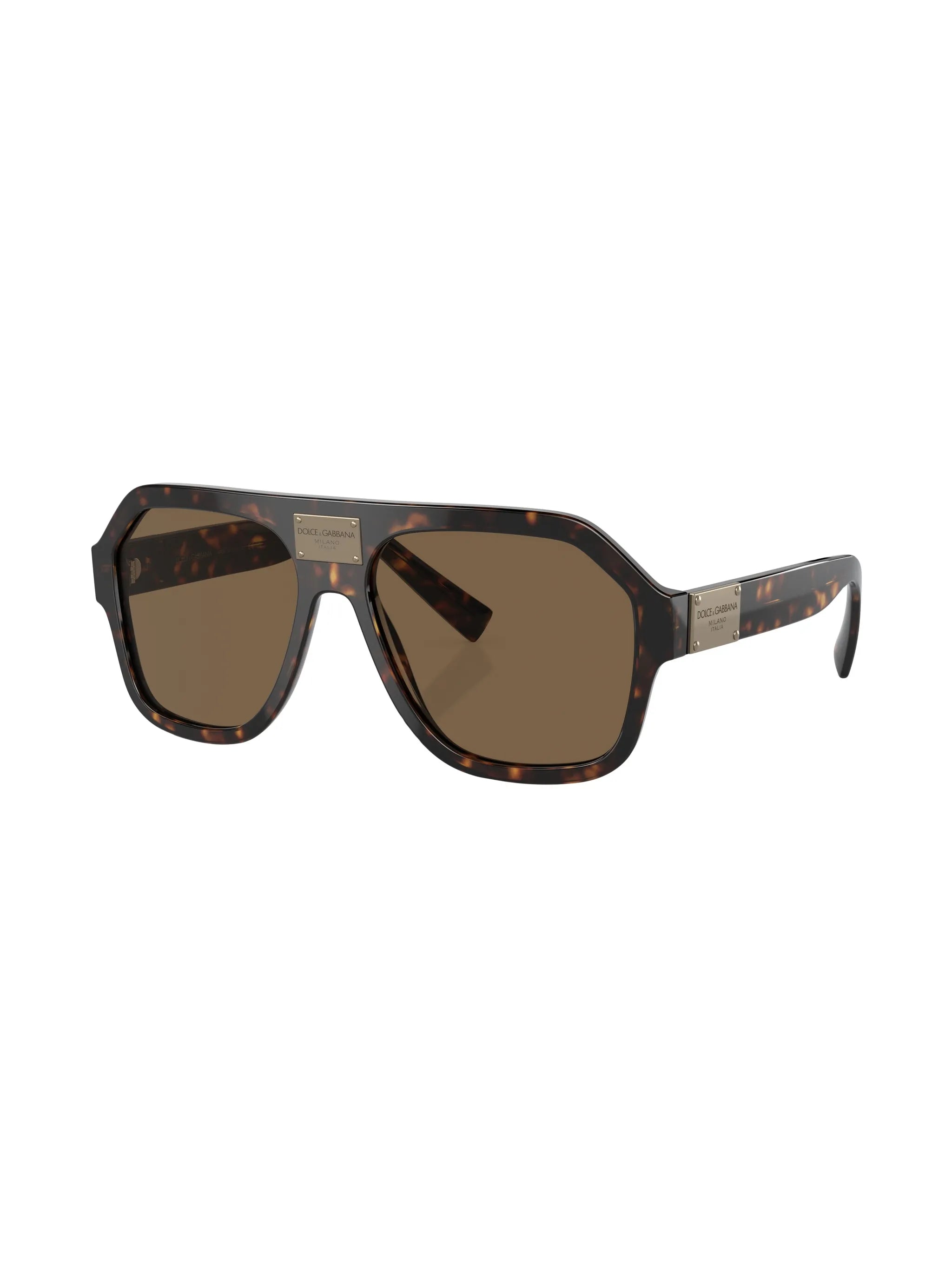 logo-plaque sunglasses