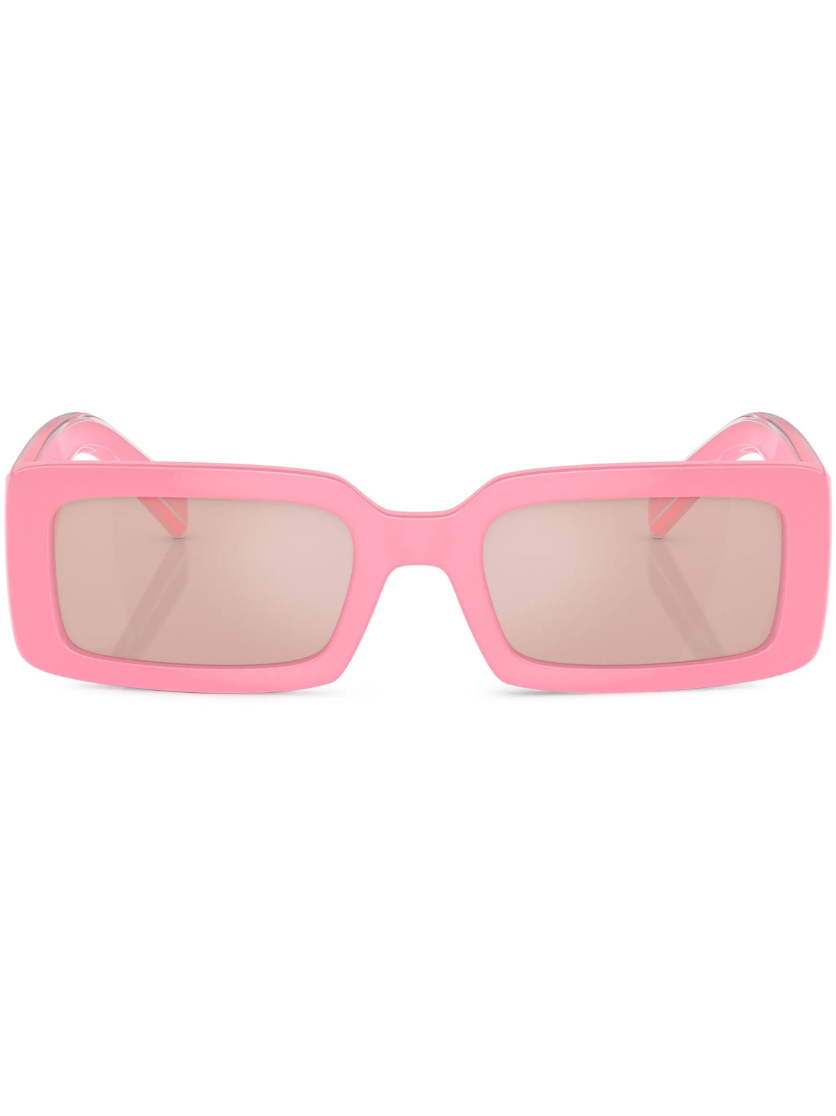 logo-print rectangle-frame sunglasses
