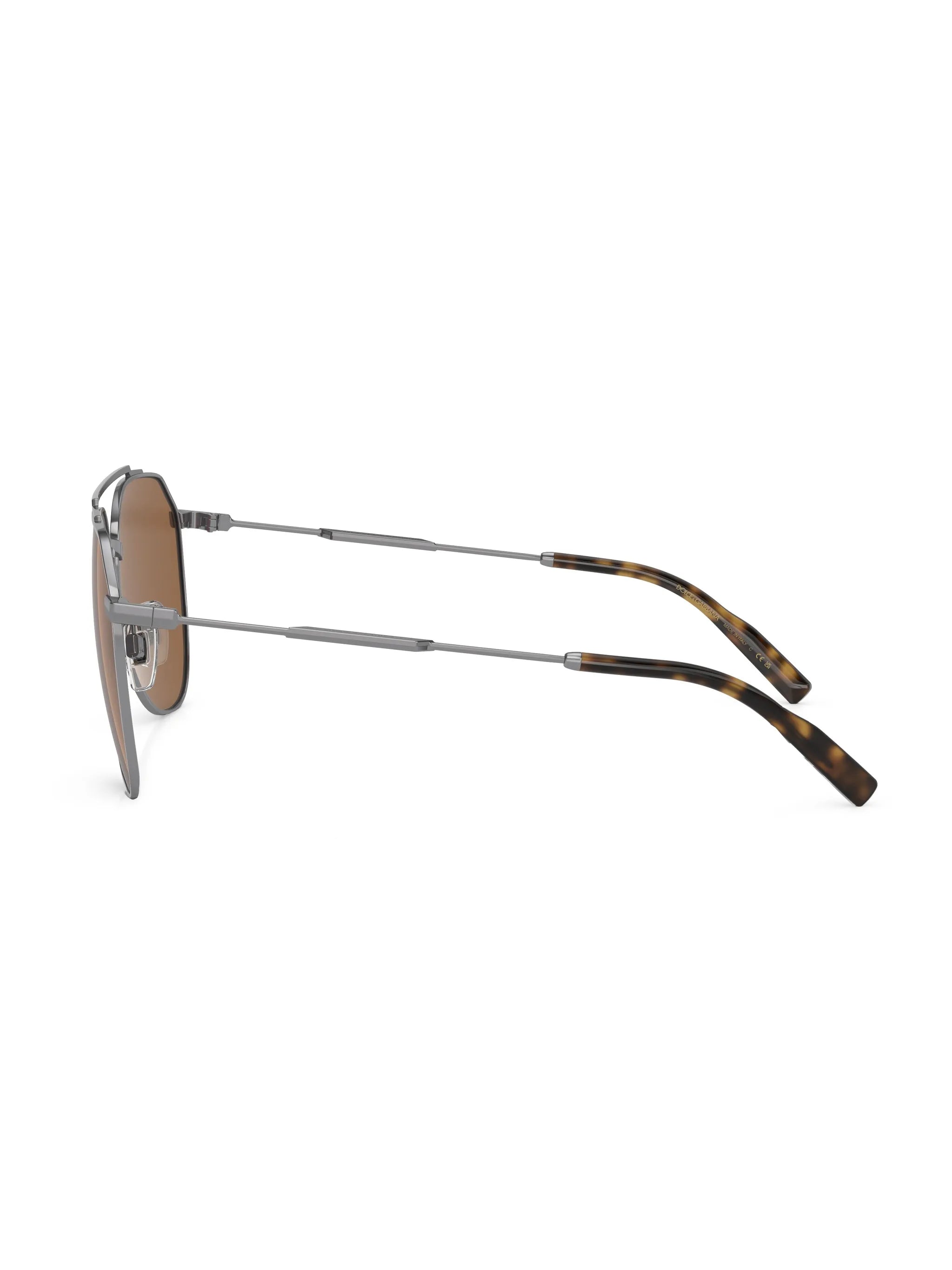 pilot-frame tinted sunglasses