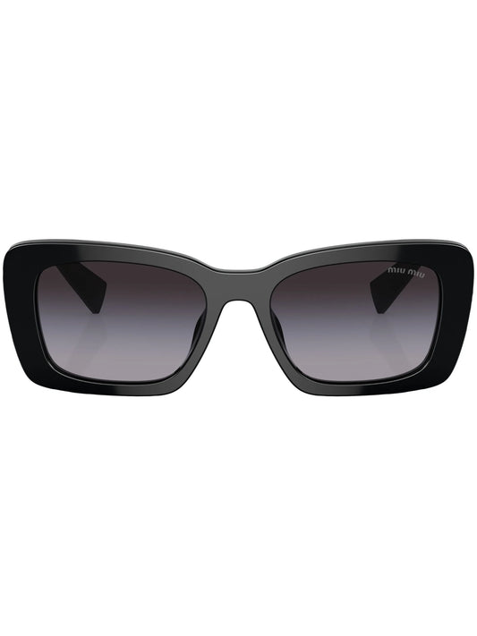 logo-plaque square-frame sunglasses