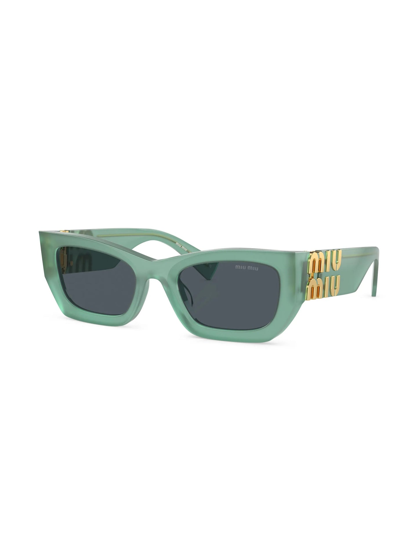logo-plaque rectangle-frame sunglasses