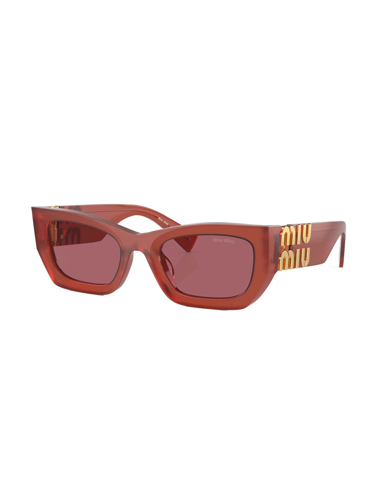 logo-plaque rectangle-frame sunglasses